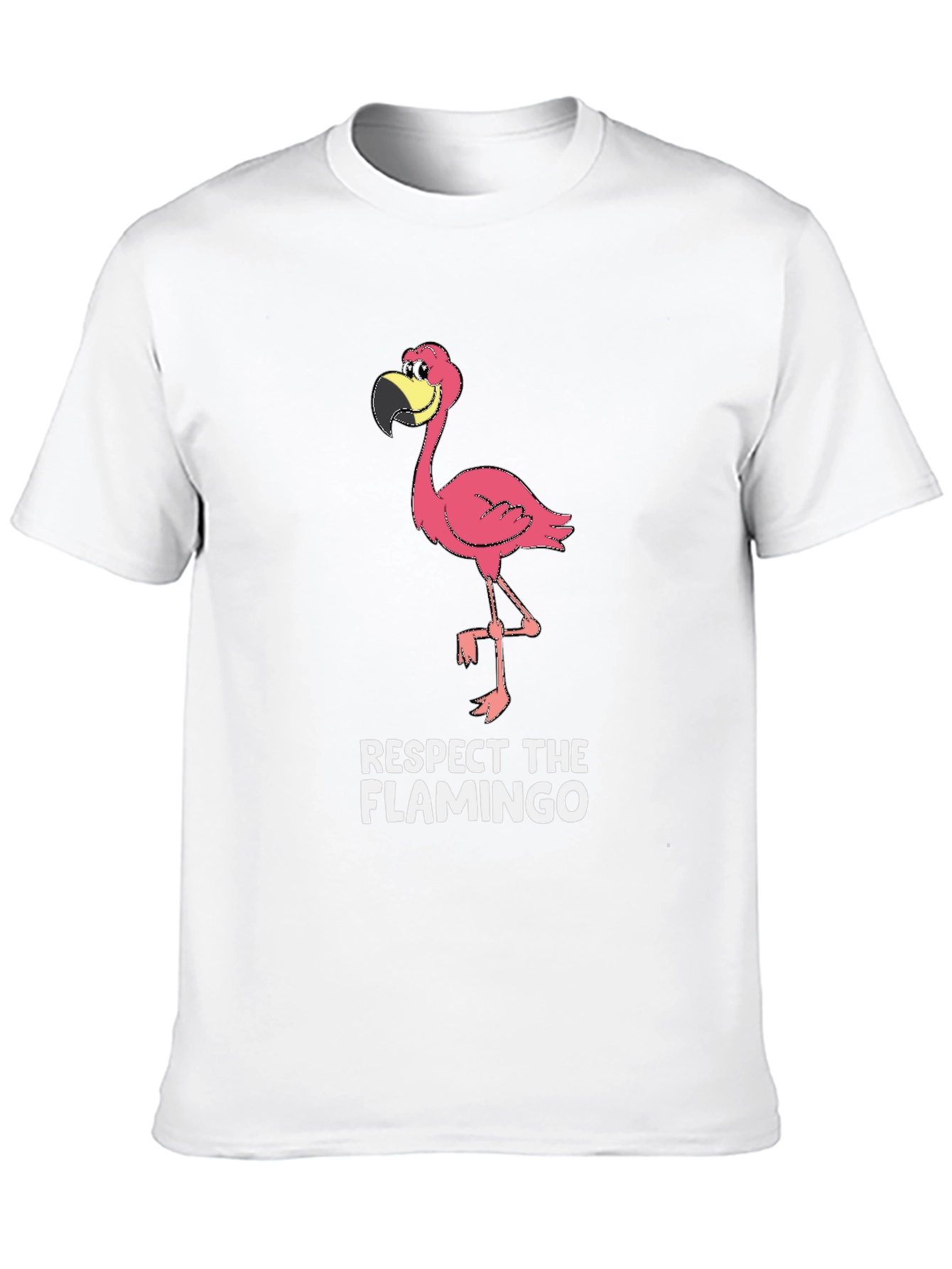 Black Respect The Flamingo Graphic T-Shirt view 10