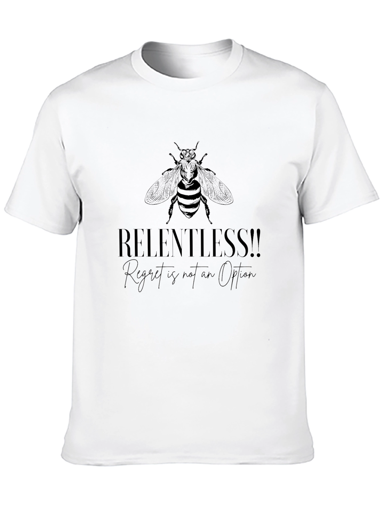 Black Relentless Bee Graphic Tee - Soft Black Shirt view 10