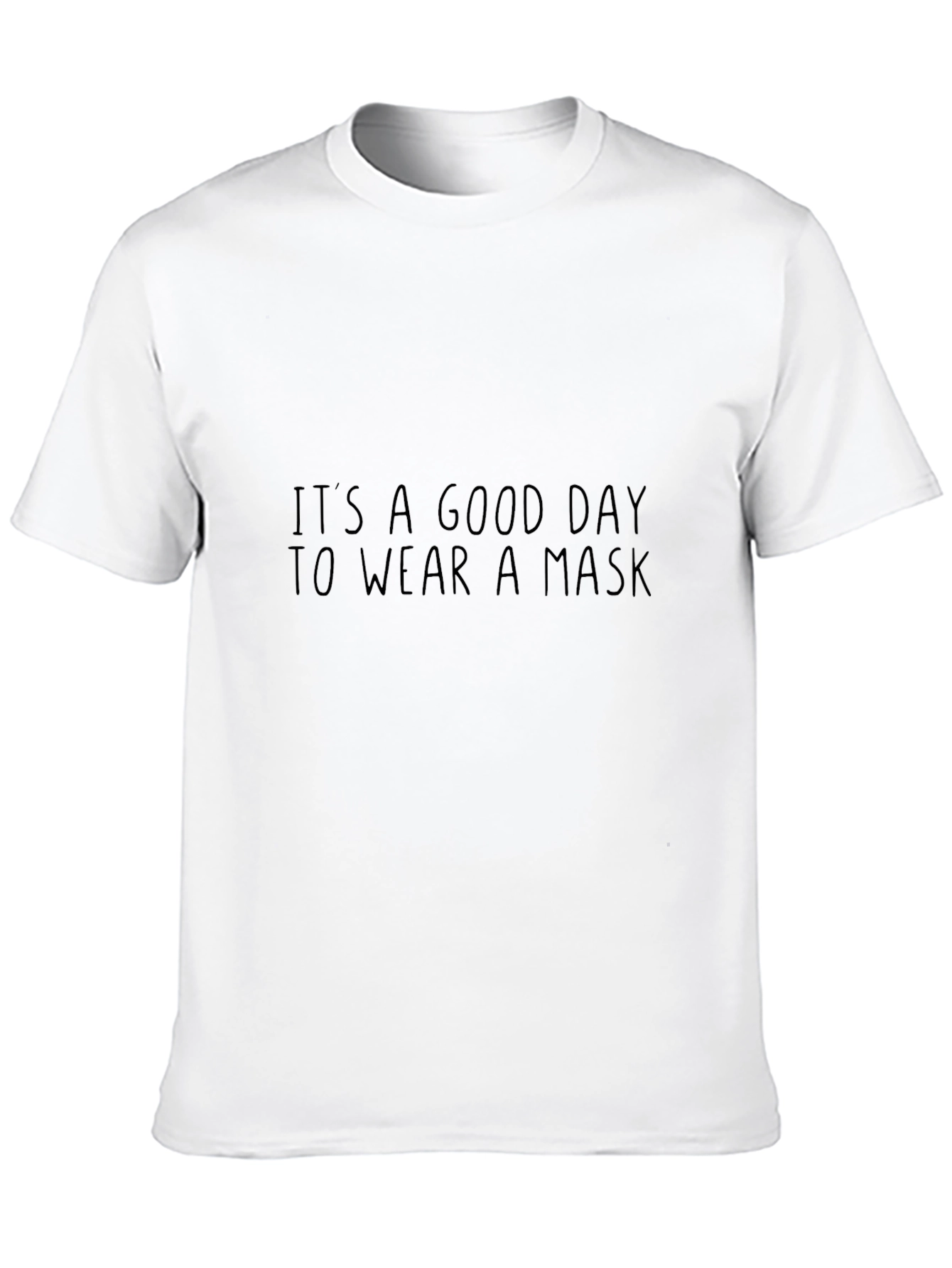 Black Mask Up T-Shirt - Good Day To Wear A Mask view 10