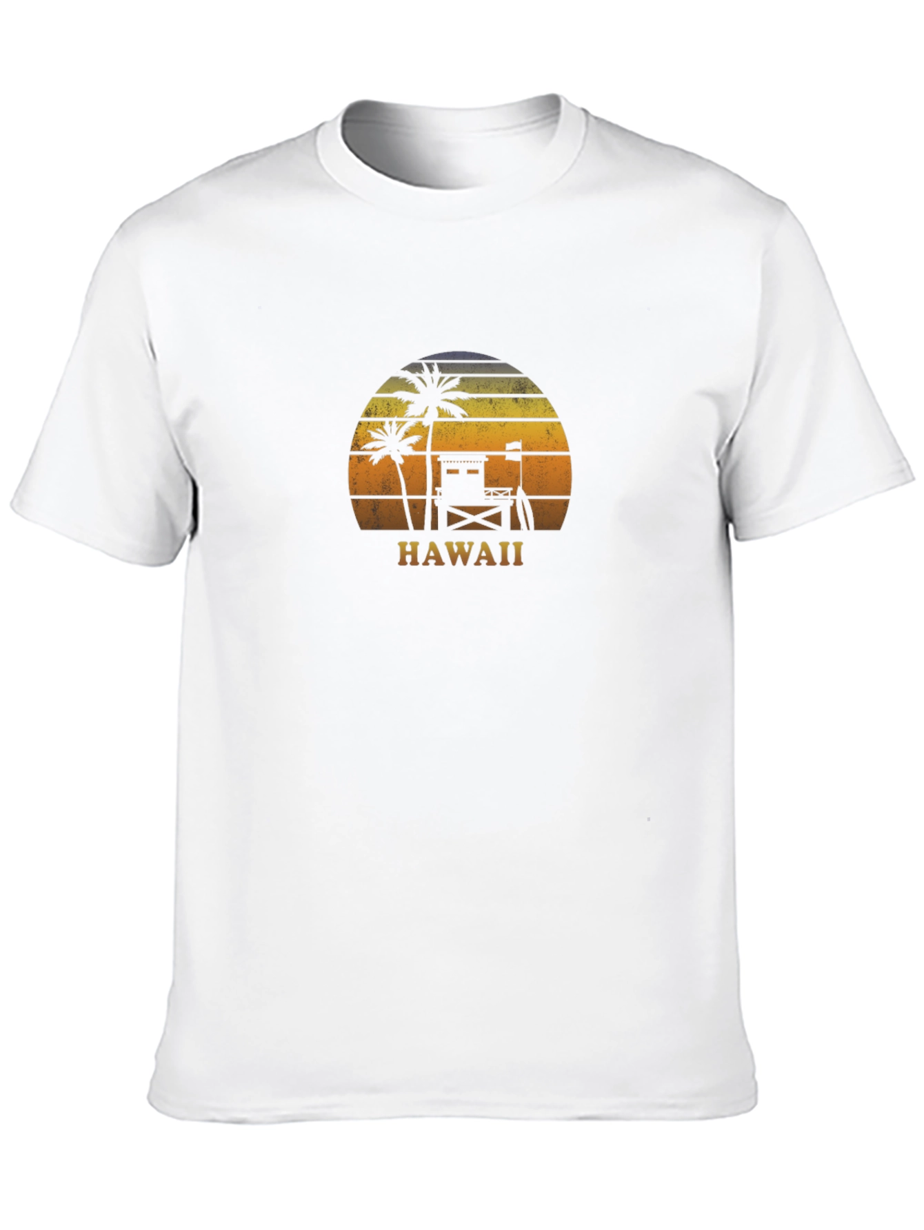 Hawaii Sunset Graphic T-Shirt - Tropical Vibes - 10