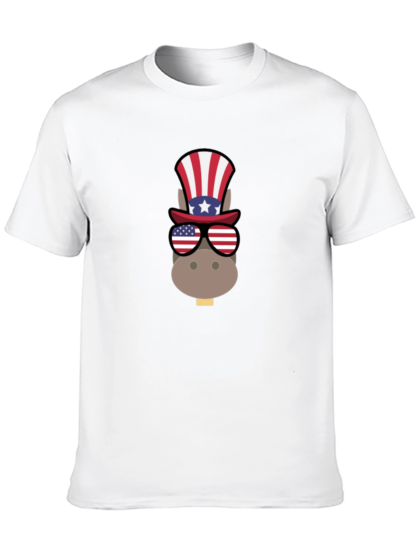 Patriotic Donkey T-Shirt - USA Pride - 10