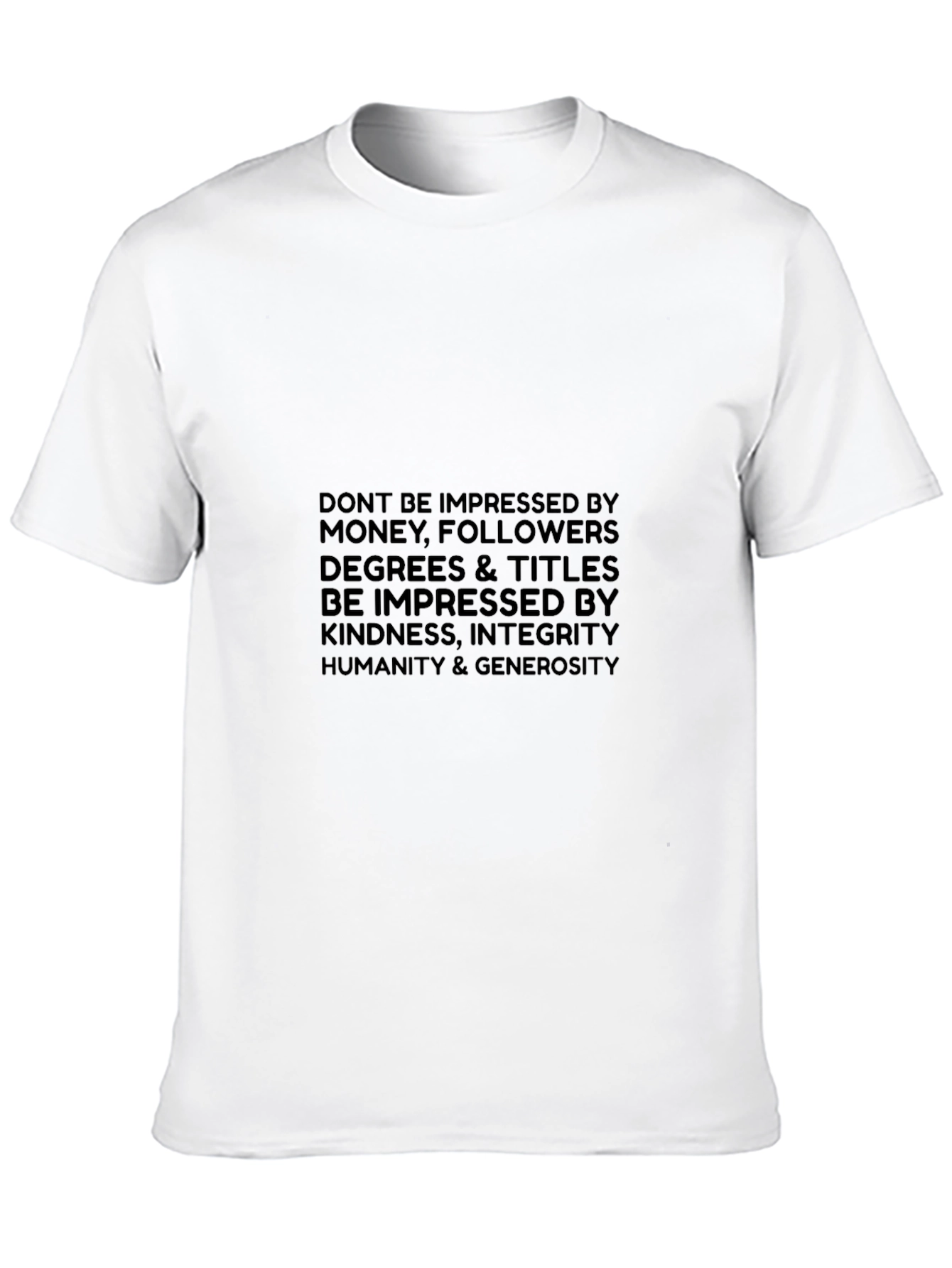 Black Inspirational Quote Graphic T-Shirt view 10