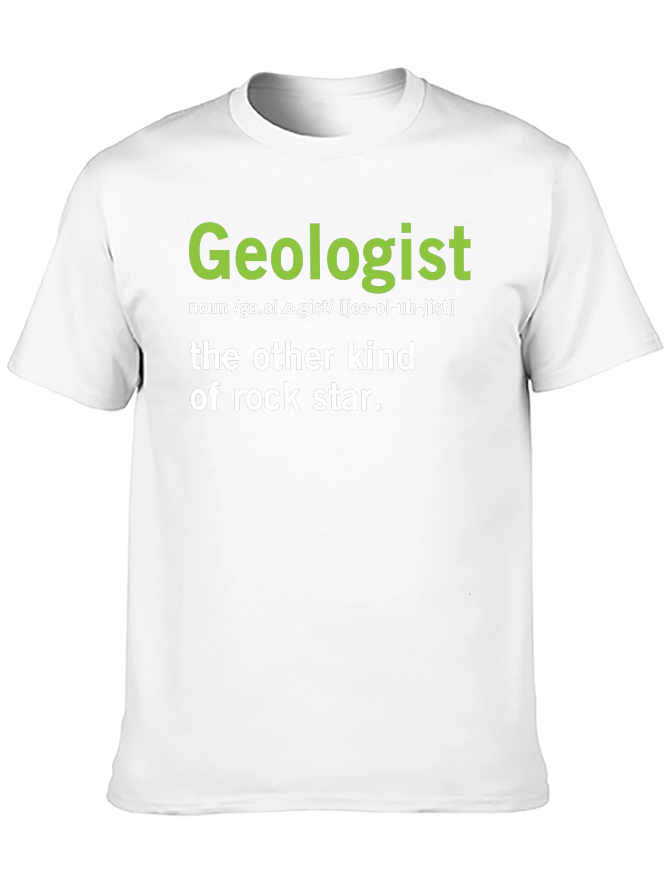 Black Geologist Definition T-Shirt - Funny Rock Star Tee view 10