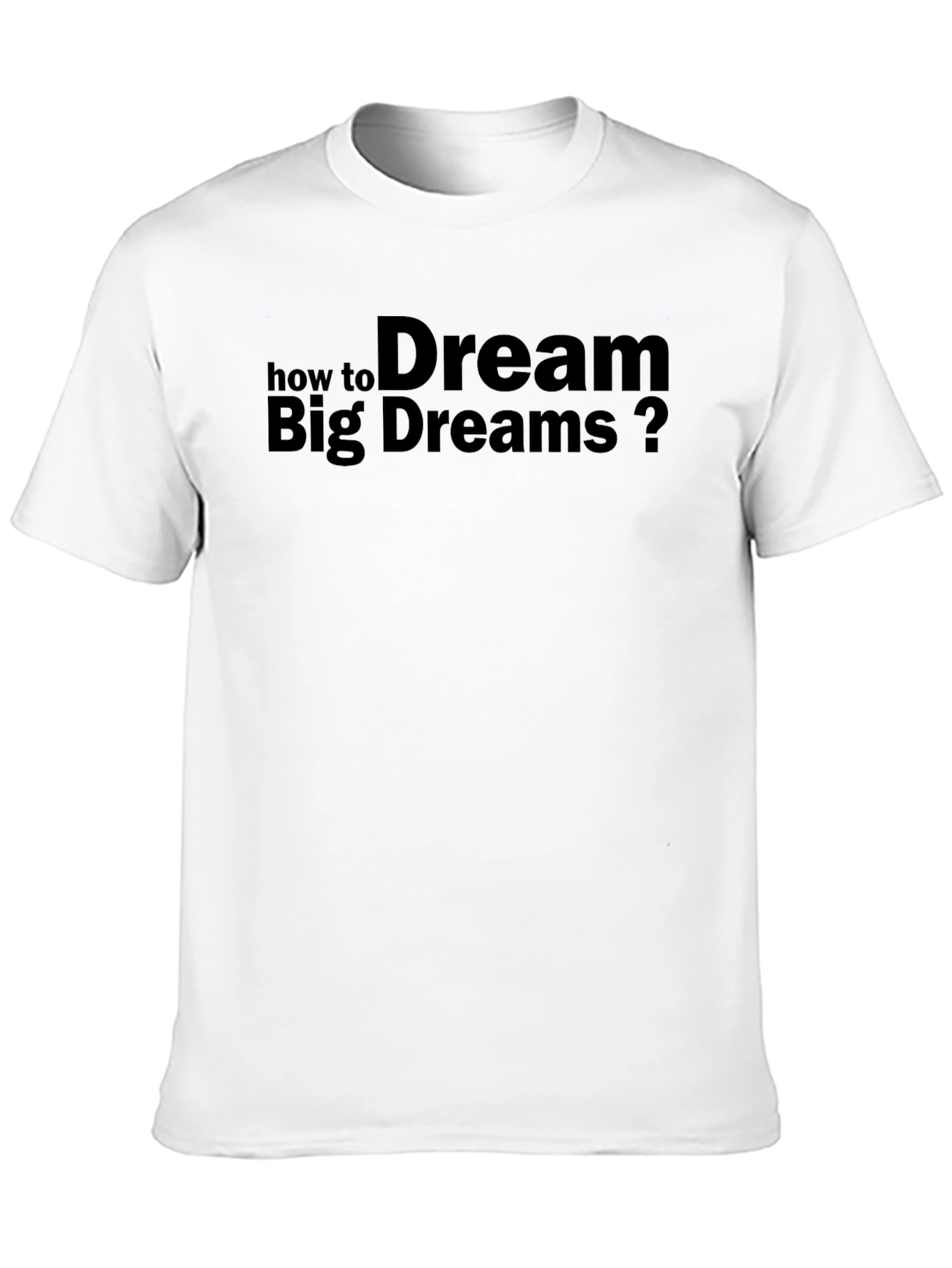 Black Dream Big Dreams T-Shirt - Motivational Tee view 10