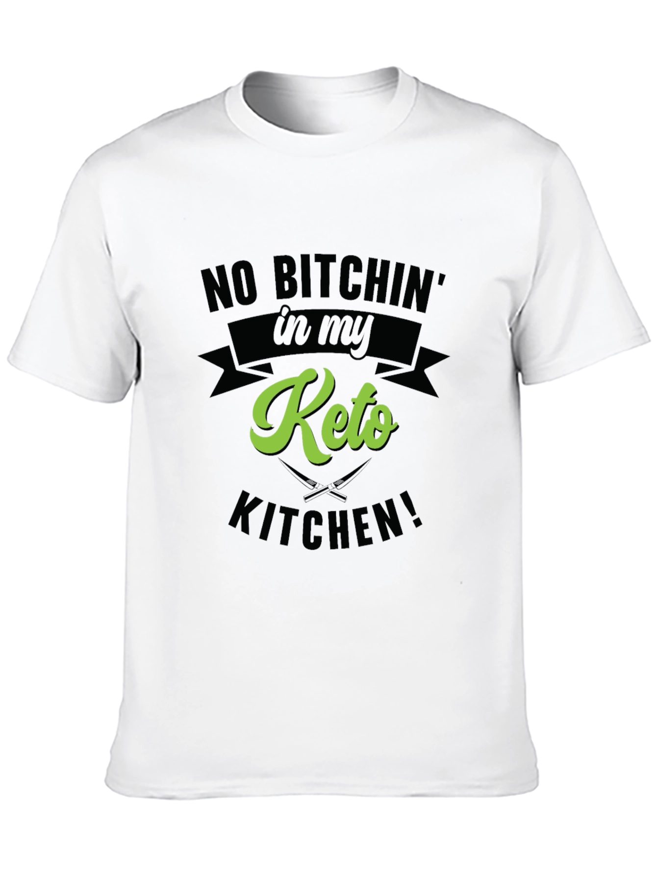 Black Keto Kitchen Graphic T-Shirt view 10