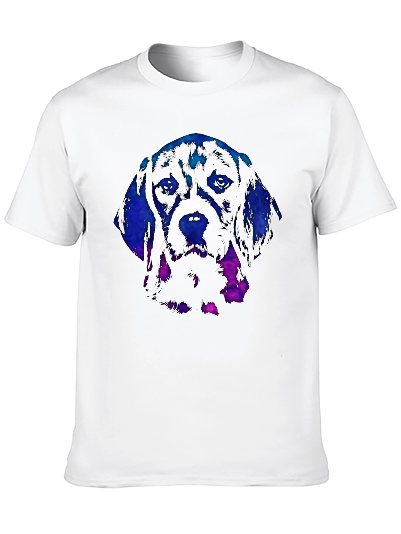 Black Galaxy Dog Graphic T-Shirt - Black view 10