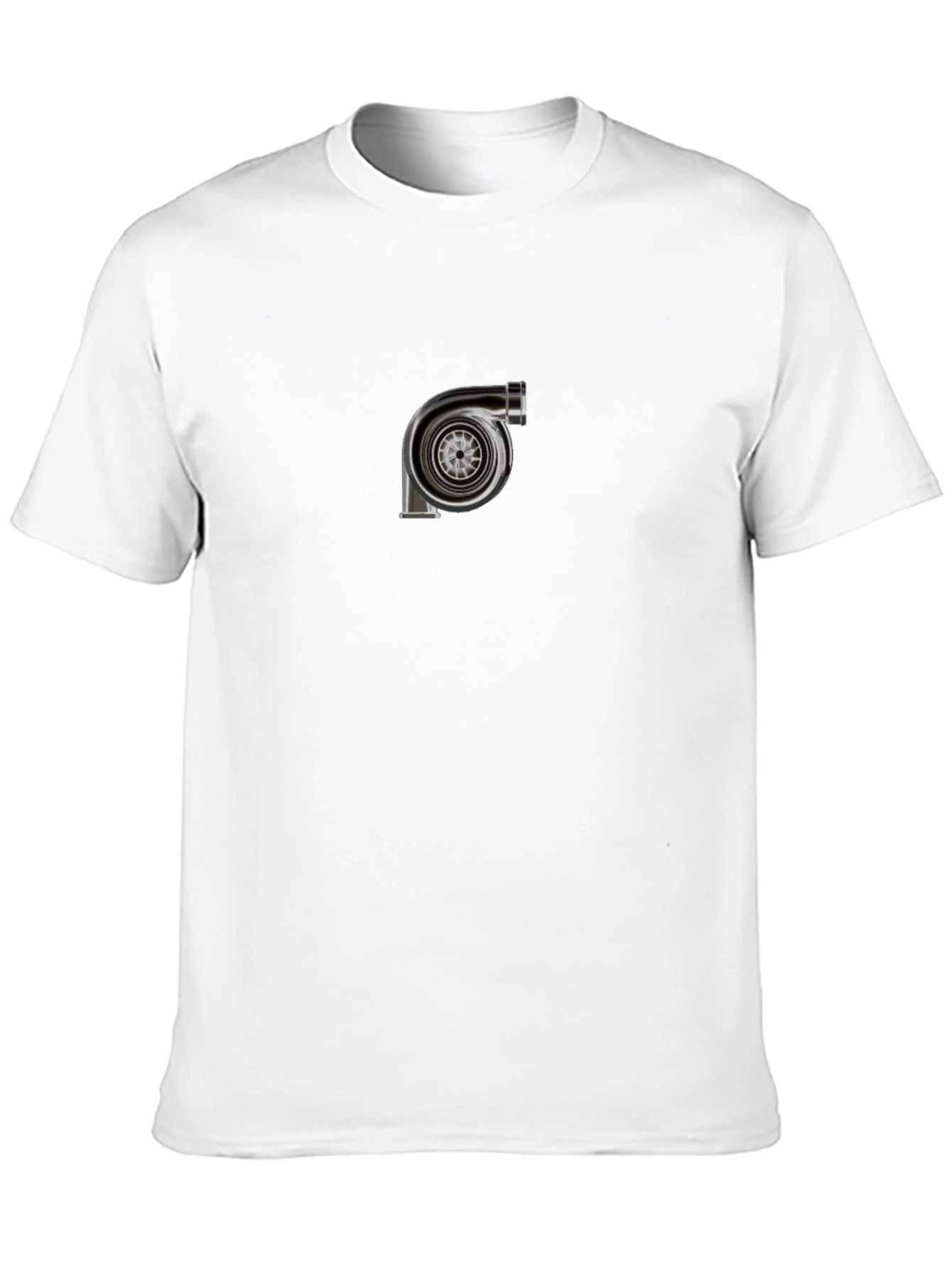 Black Turbo Graphic Tee - Black Cotton Blend view 10