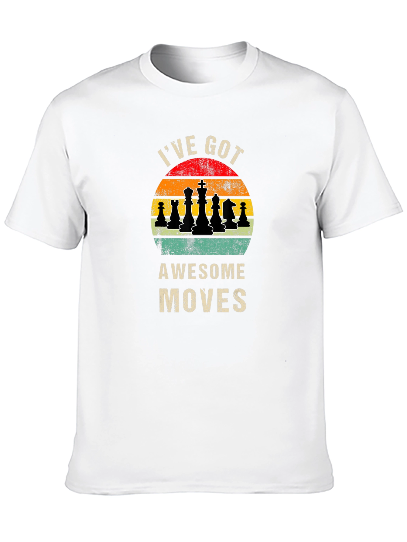 Black Awesome Moves Chess T-Shirt view 10