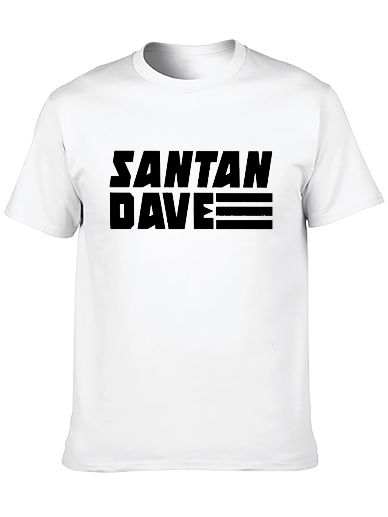 Black Santana Dave T-Shirt - Black Graphic Tee view 10