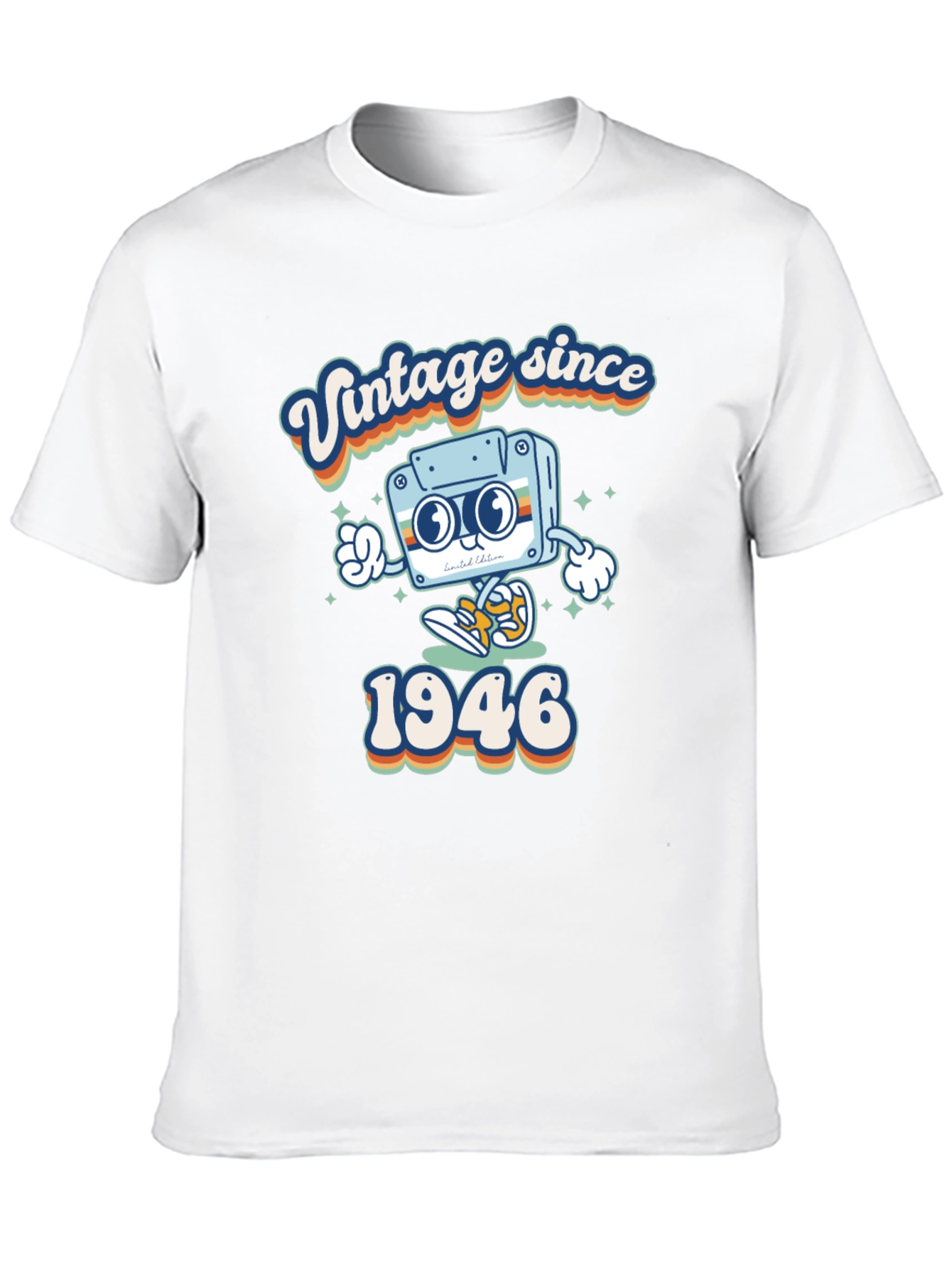 Black Vintage Since 1946 Graphic T-Shirt view 10