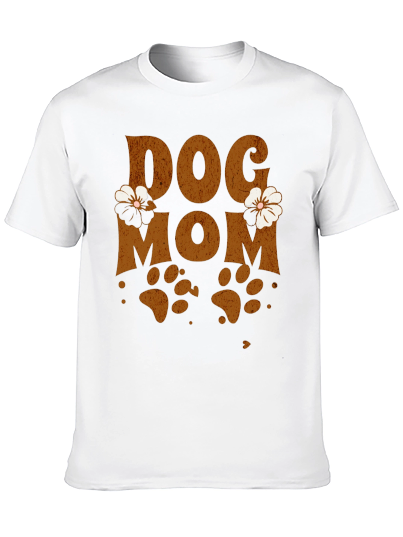 Black Dog Mom Floral Graphic Tee view 10