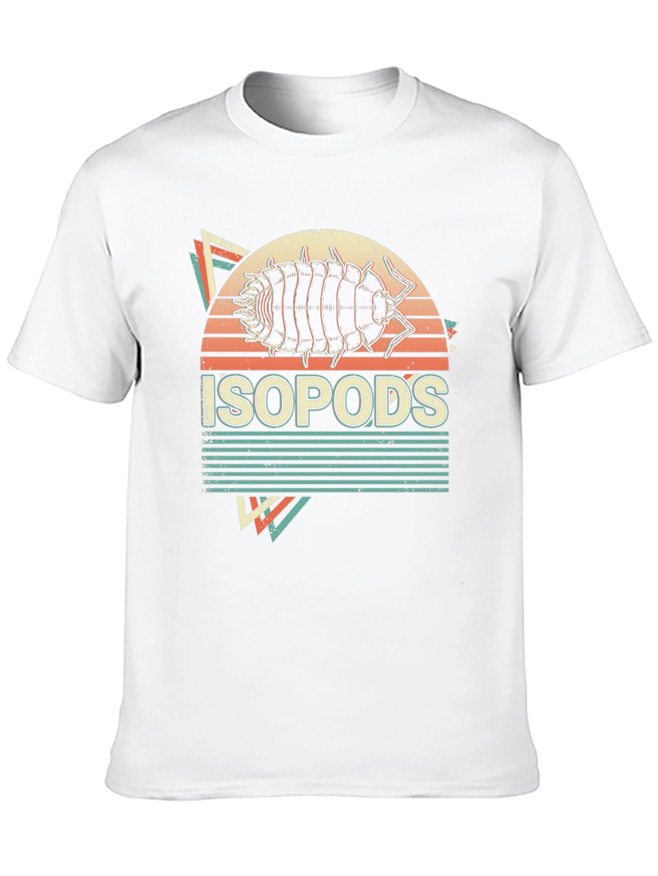 Isopod Retro Graphic T-Shirt - Pill Bug Design - 10