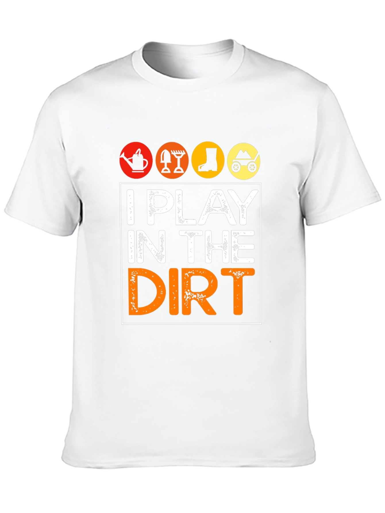 Black I Play in the Dirt Gardening Graphic Tee view 10