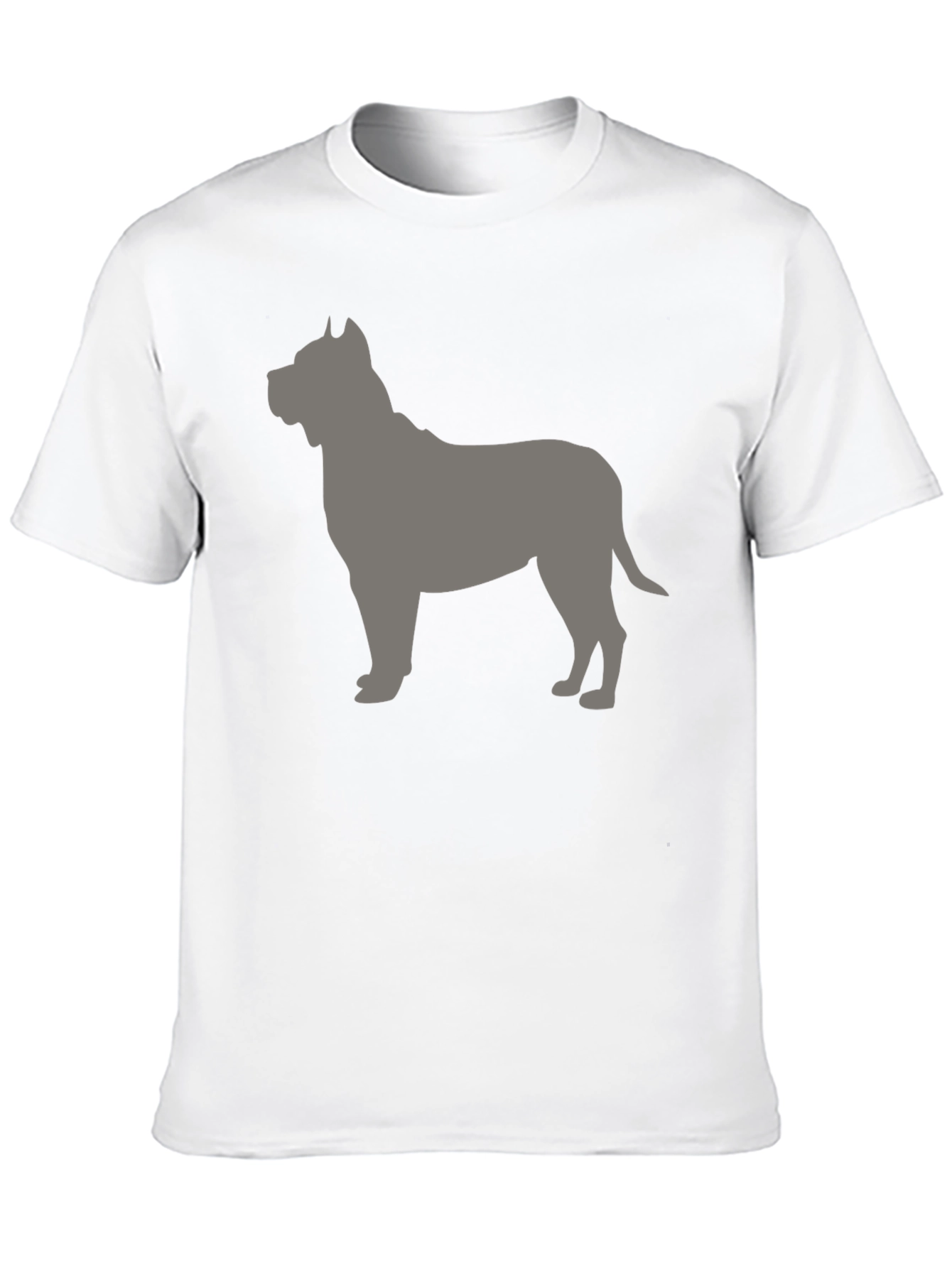 Black Pitbull Silhouette T-Shirt - Black view 10