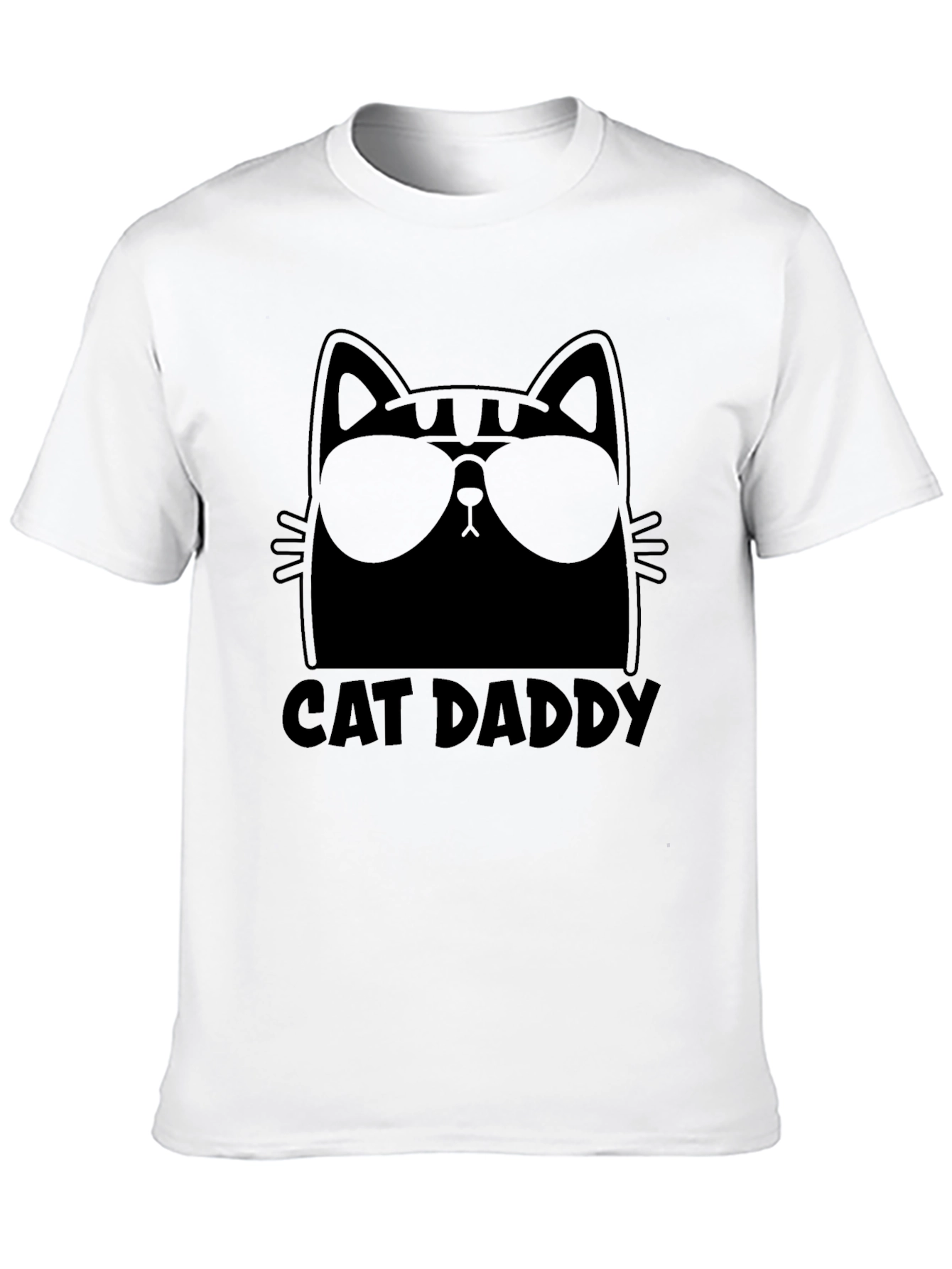 Black Cool Cat Daddy Graphic Tee view 10