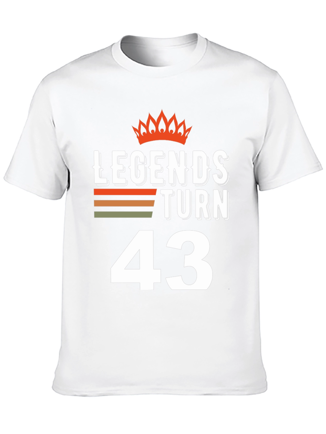 Black Legends Turn 43 T-Shirt view 10