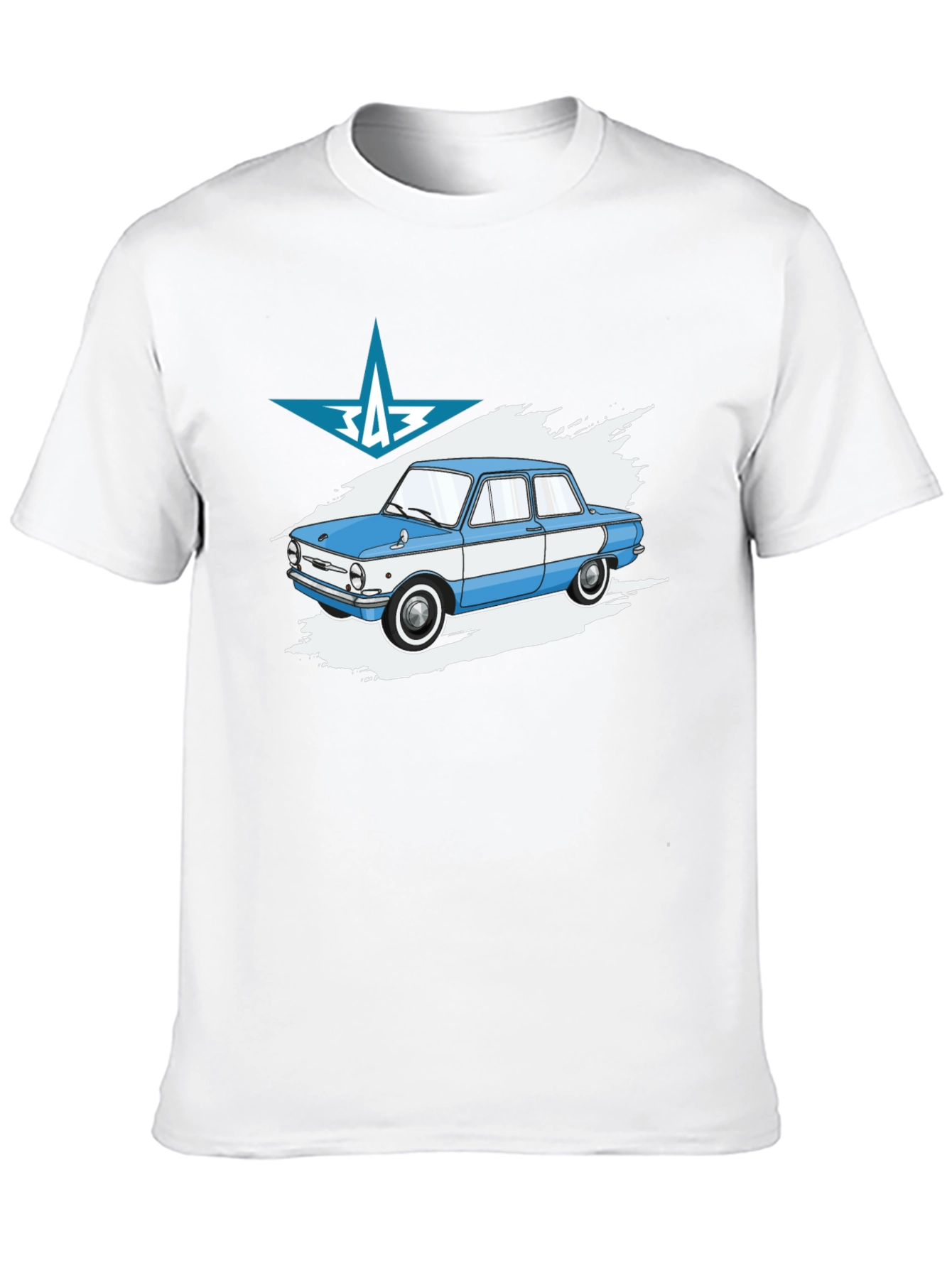 Retro Car T-Shirt - ZAZ Zaporozhets Graphic Tee - 10