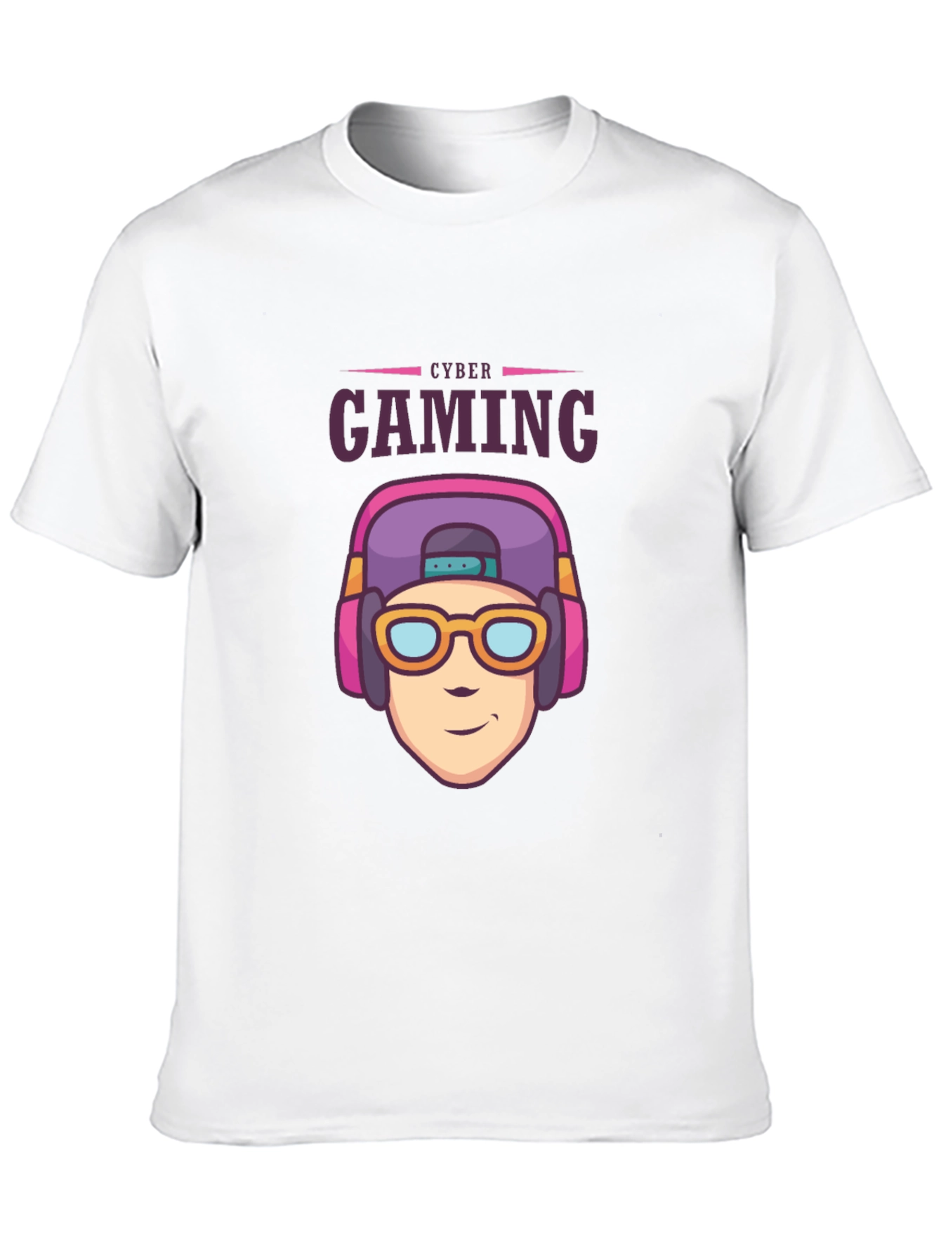 Black Cyber Gaming Black T-Shirt - Gamer Style view 10