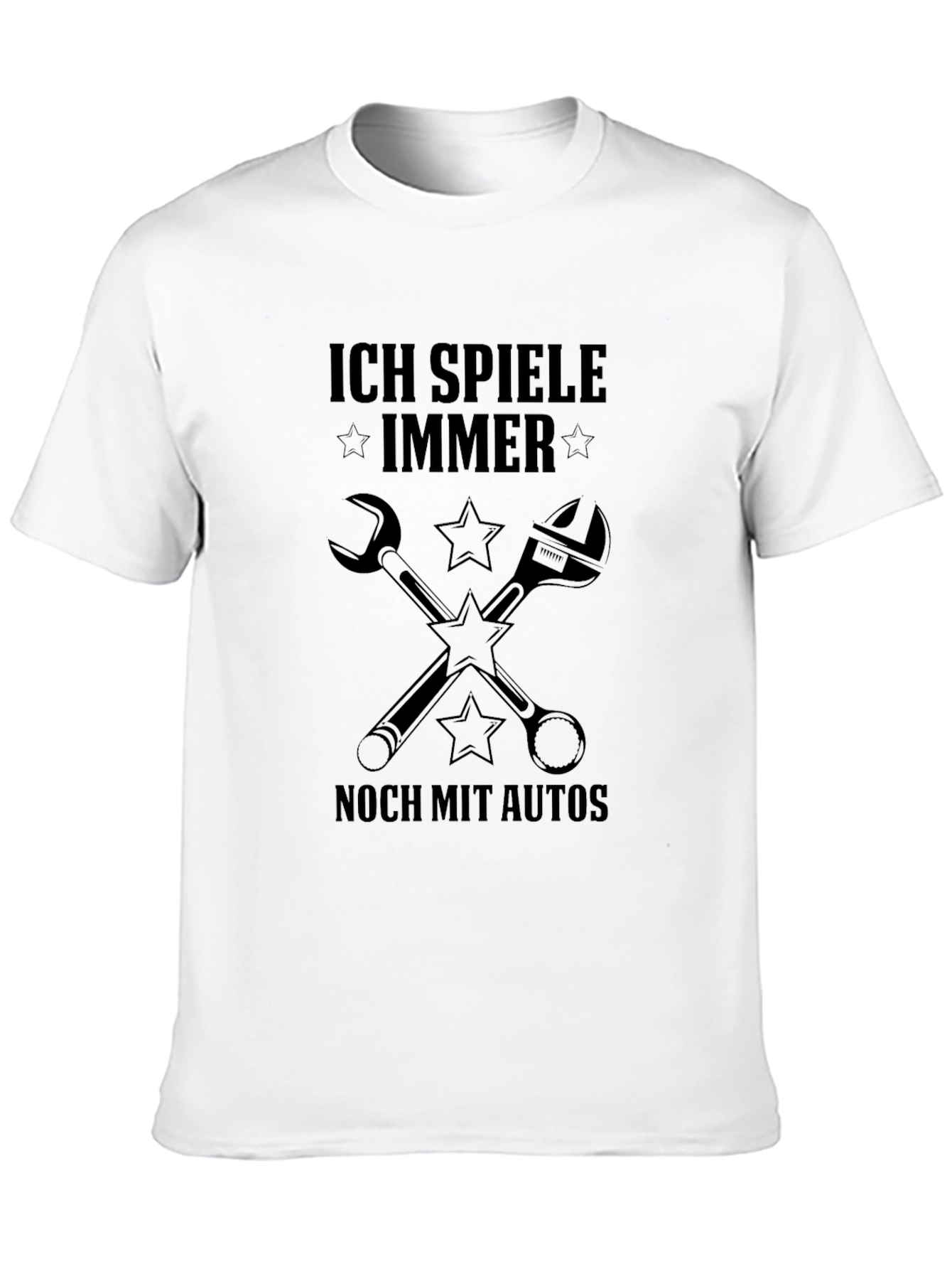 Ich Spiele Immer Noch Mit Autos Black T-Shirt - 10