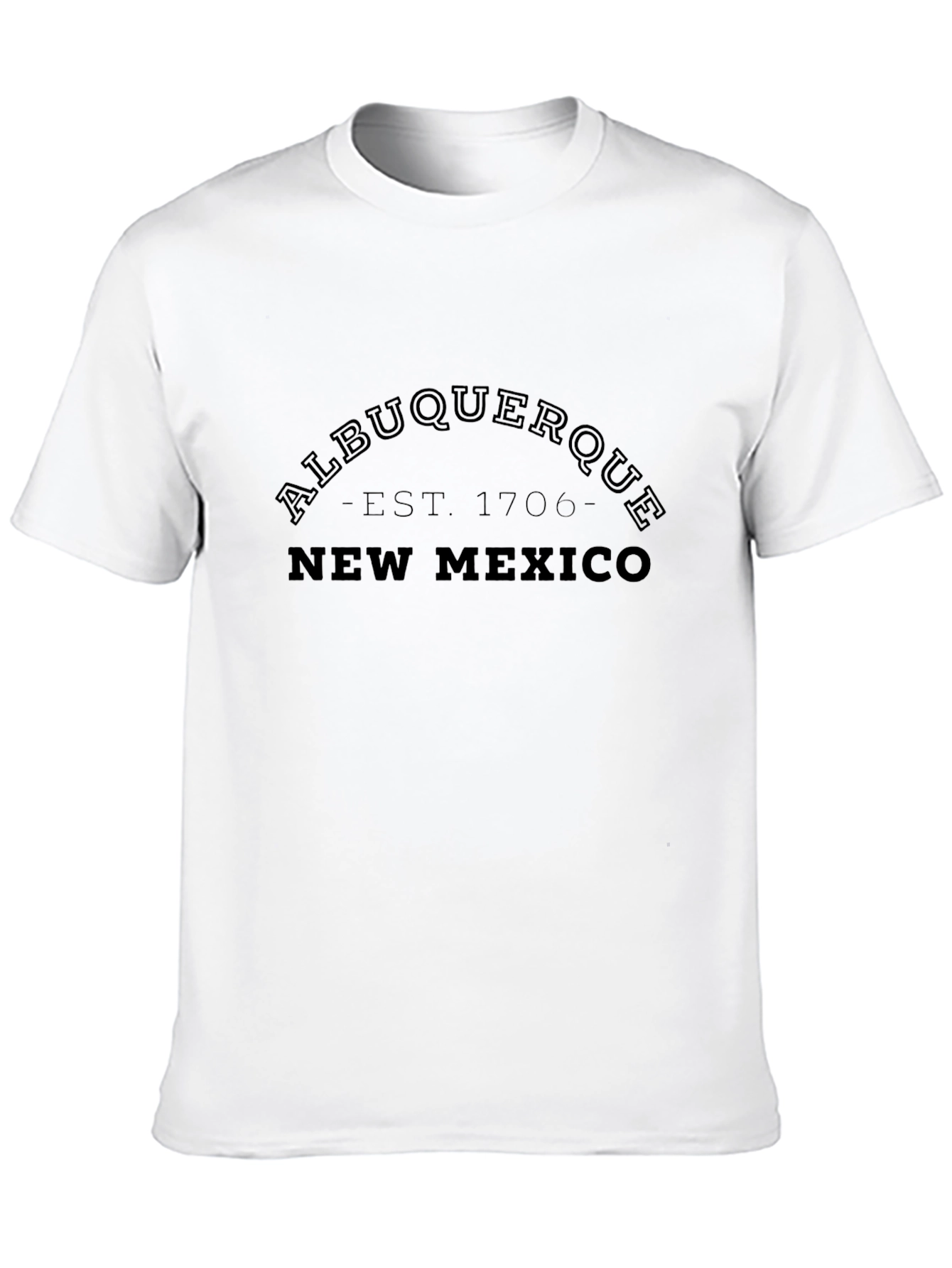 Albuquerque New Mexico Black Graphic Tee - 10