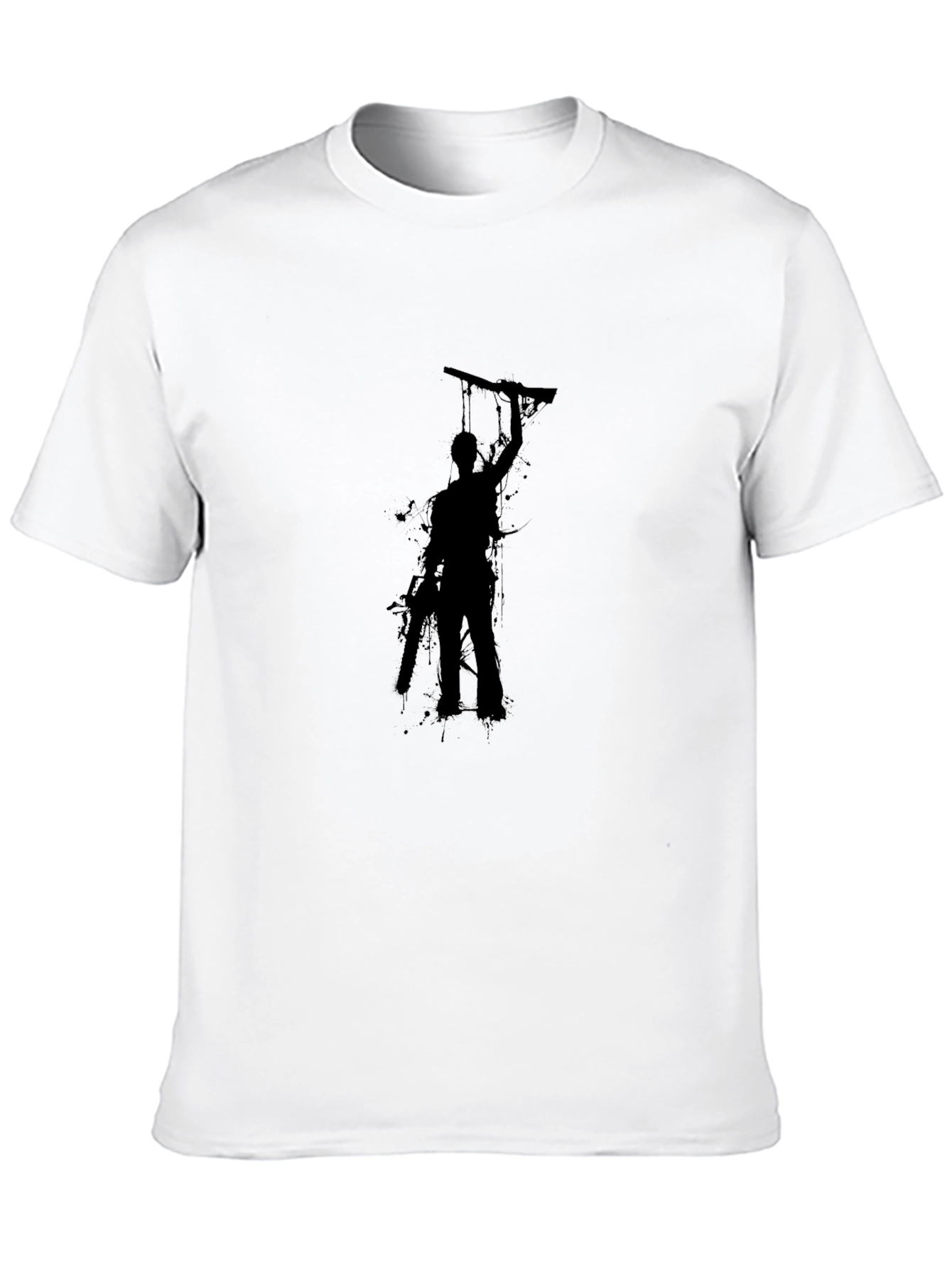 Black Silhouette Graphic Tee - Evil Dead Inspired view 10