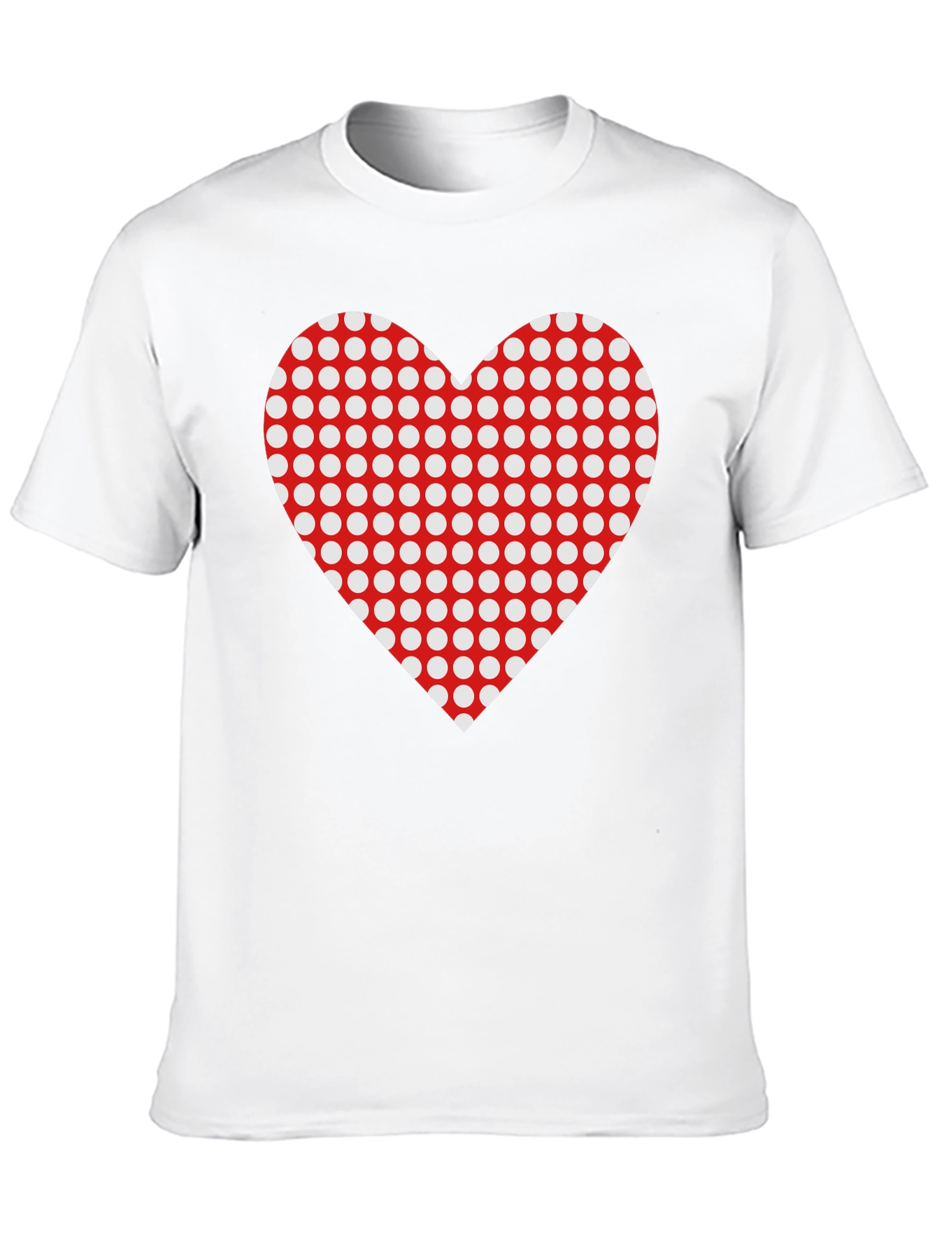 Black Heart Polka Dot Black T-Shirt view 10
