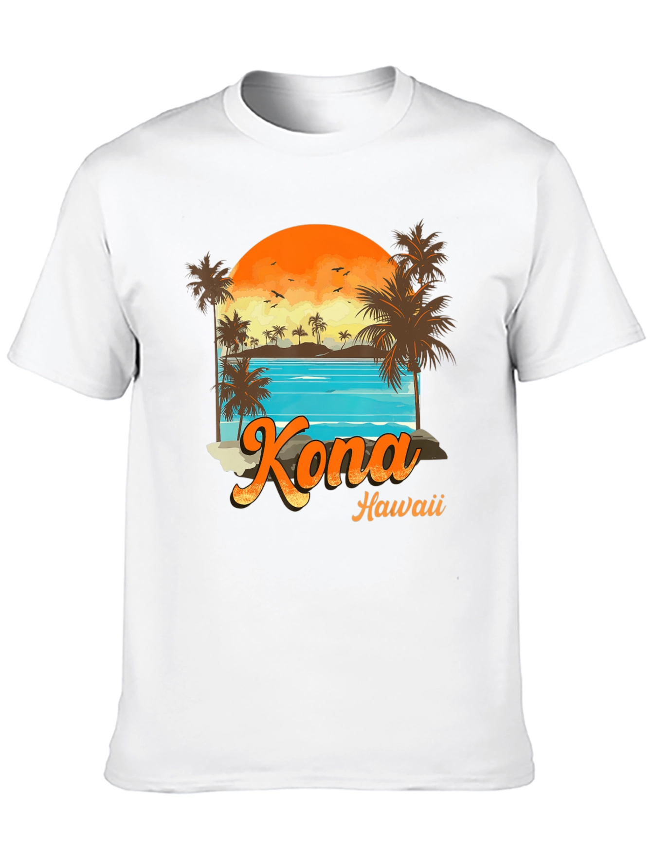 Kona Hawaii Graphic T-Shirt - Island Vibes Tee - 10