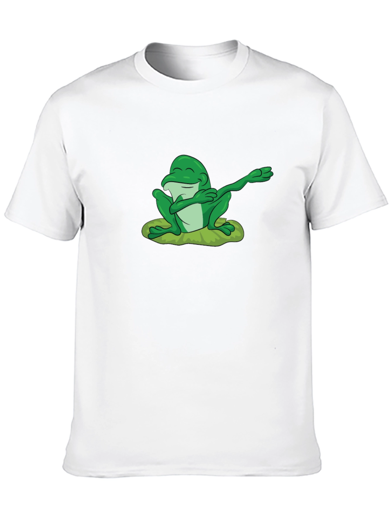 Black Dabbing Frog T-Shirt - Cool Graphic Tee view 10