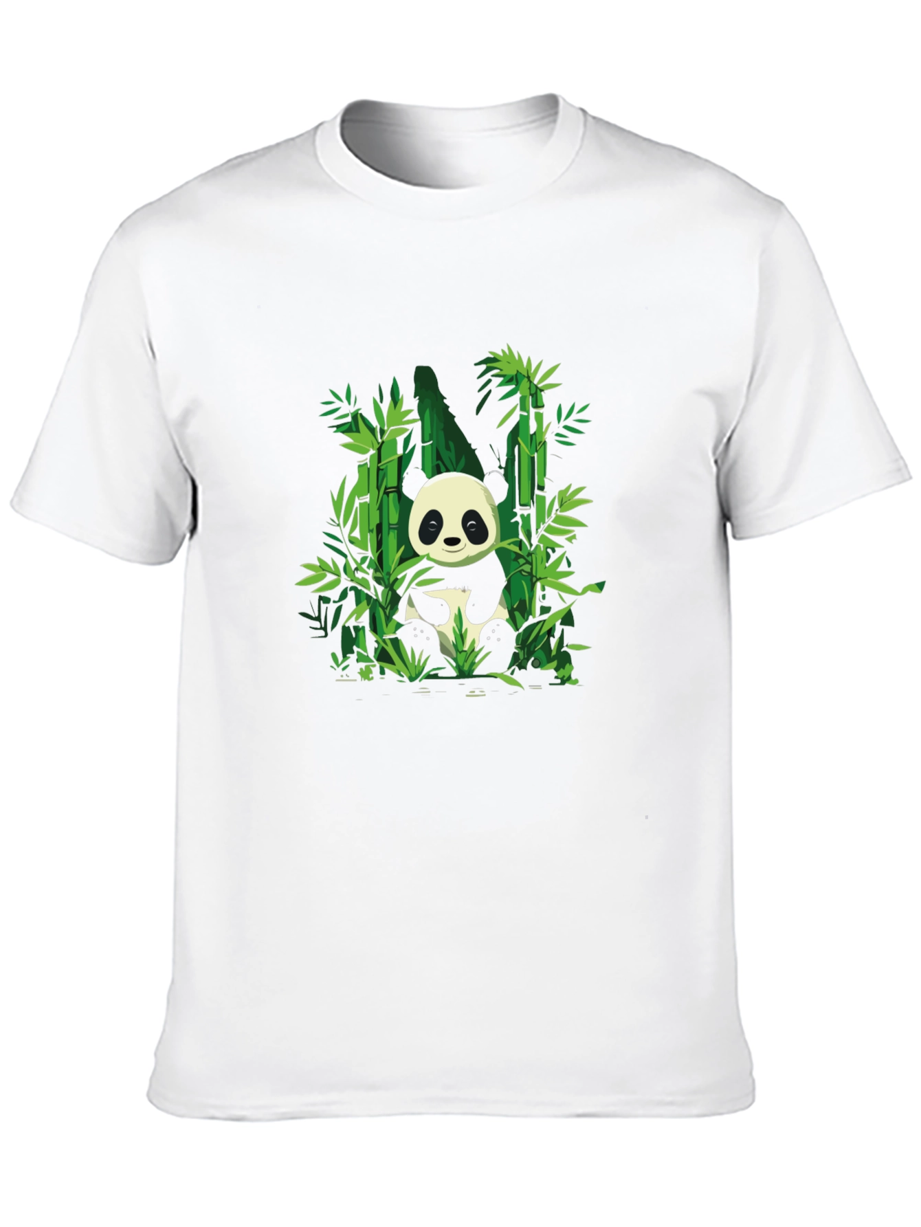 Black Panda Bamboo Graphic T-Shirt - Soft Cotton Blend view 10