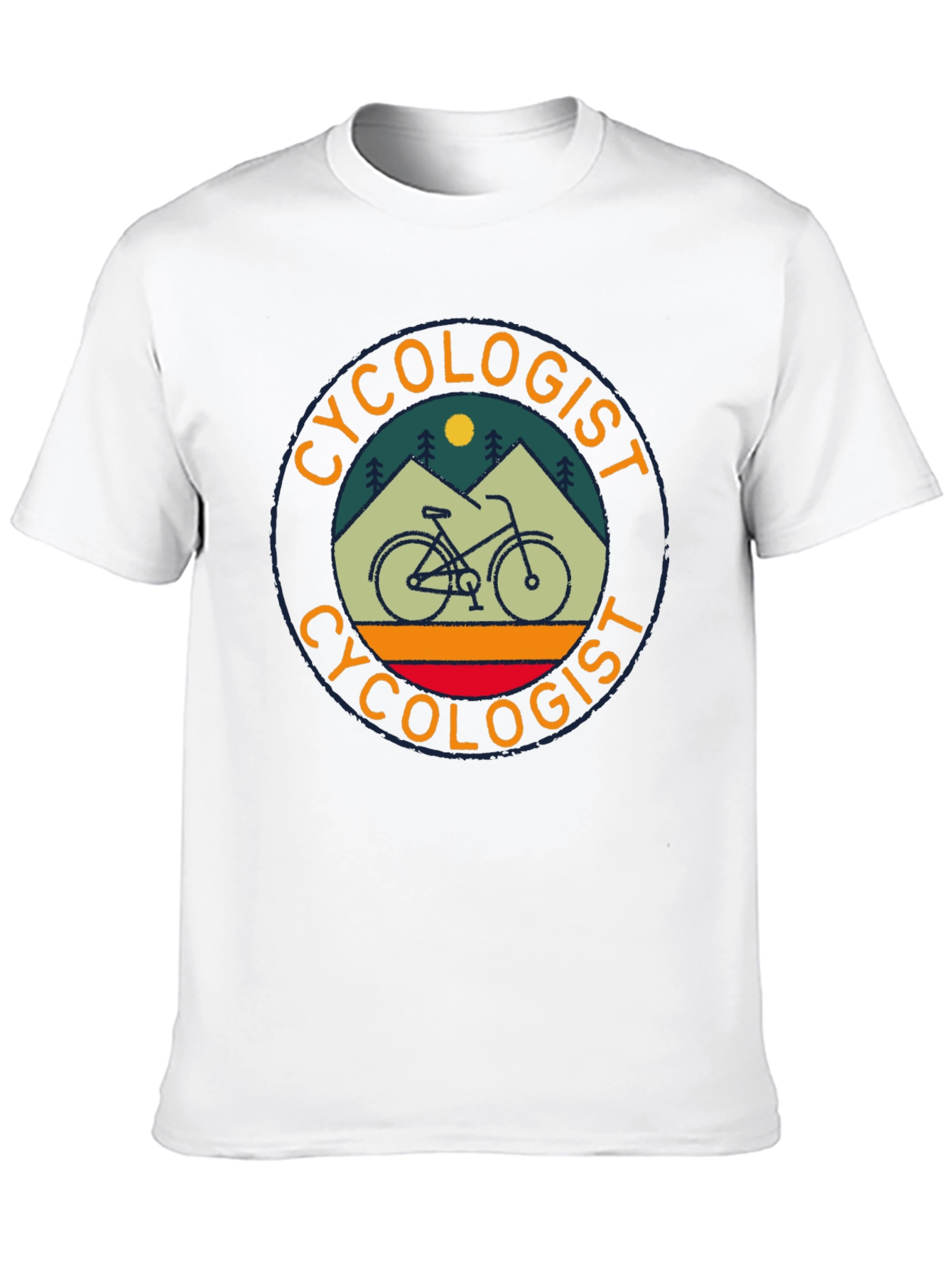 Black Cycologist T-Shirt - Bike Lover Tee view 10