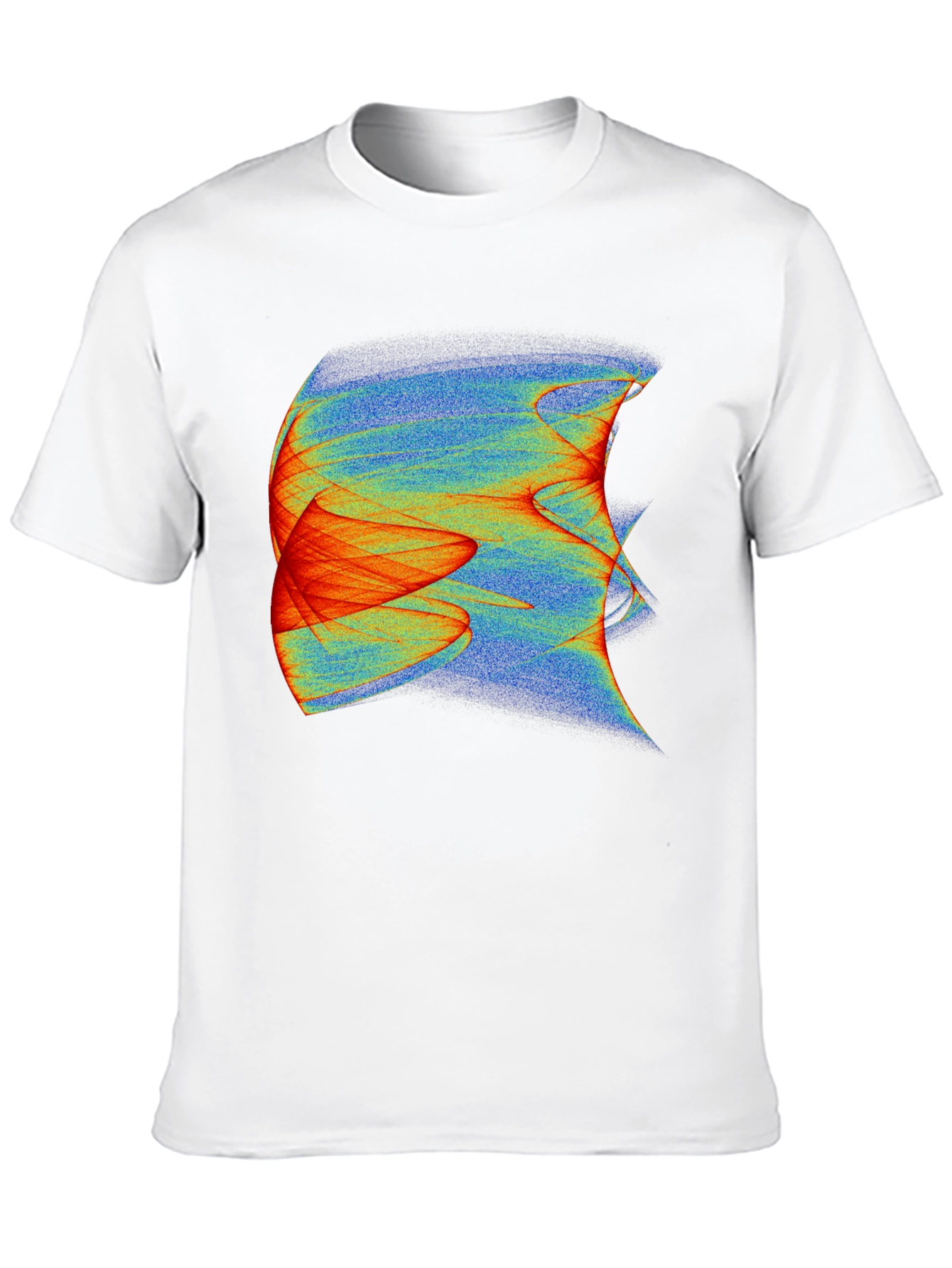 Black Abstract Graphic Print Black T-Shirt view 10