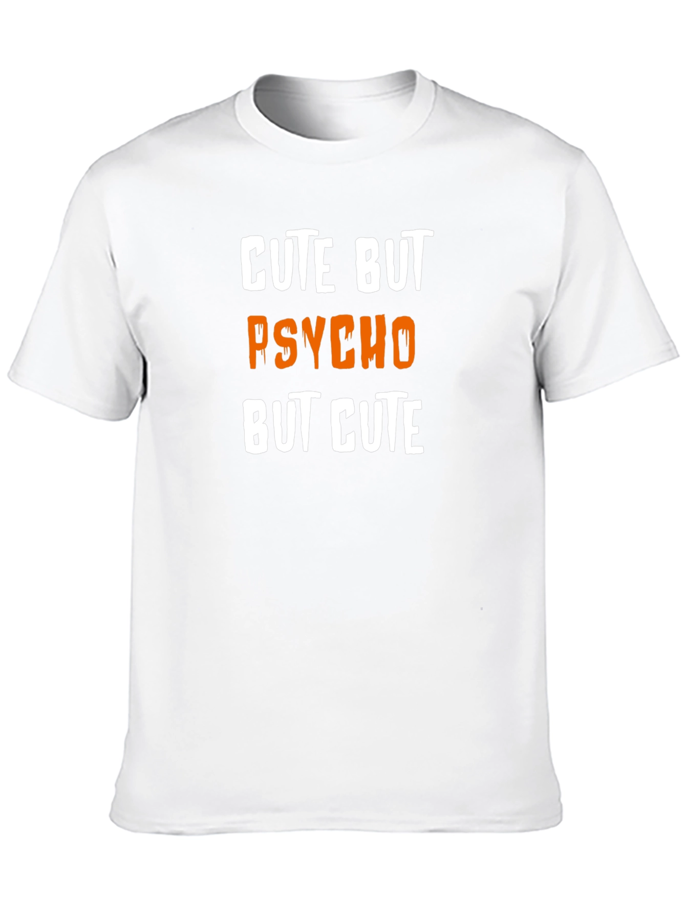 Black Cute But Psycho But Cute Graphic T-Shirt view 10