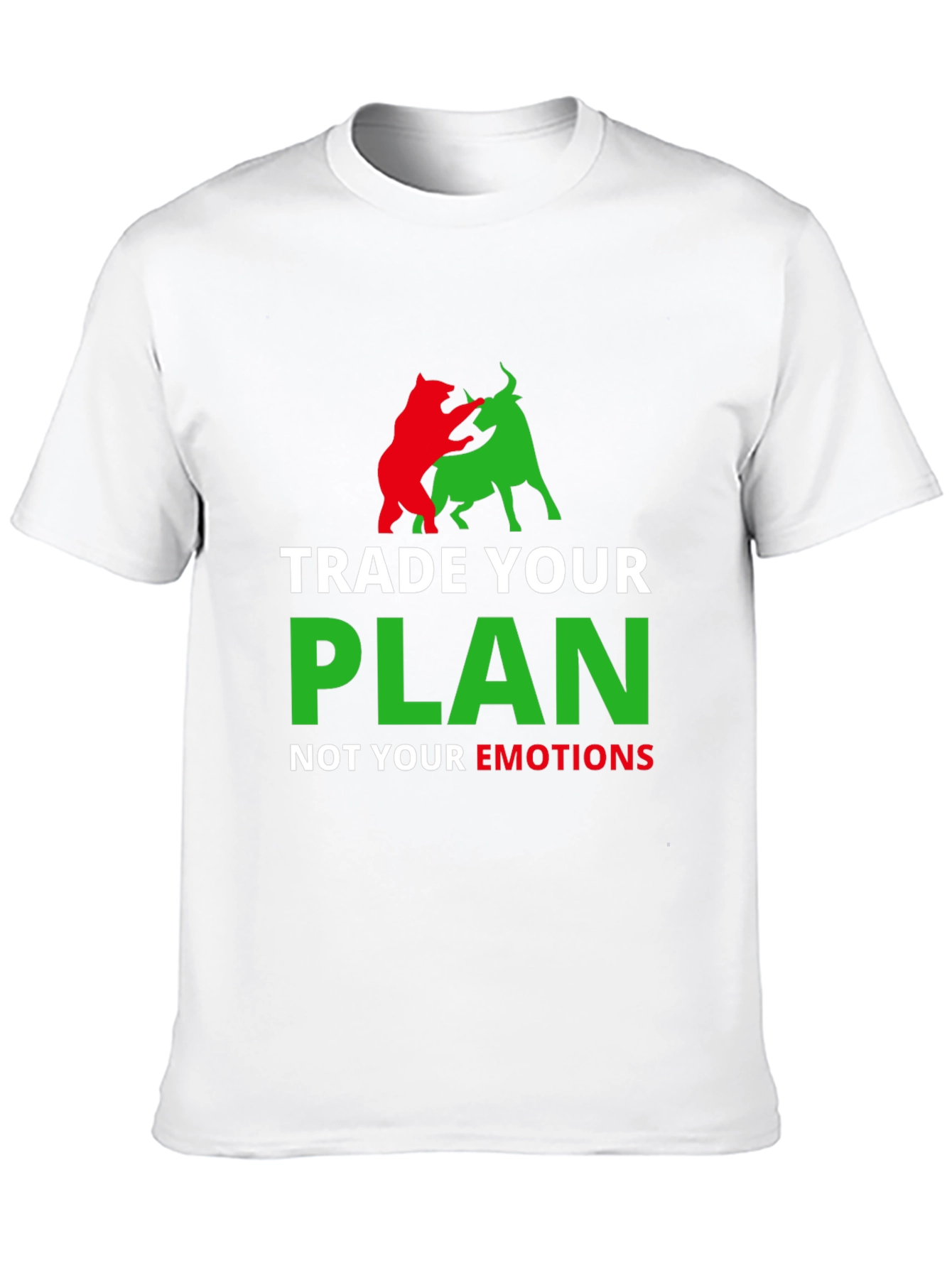 Black Trade Your Plan Not Your Emotions T-Shirt view 10