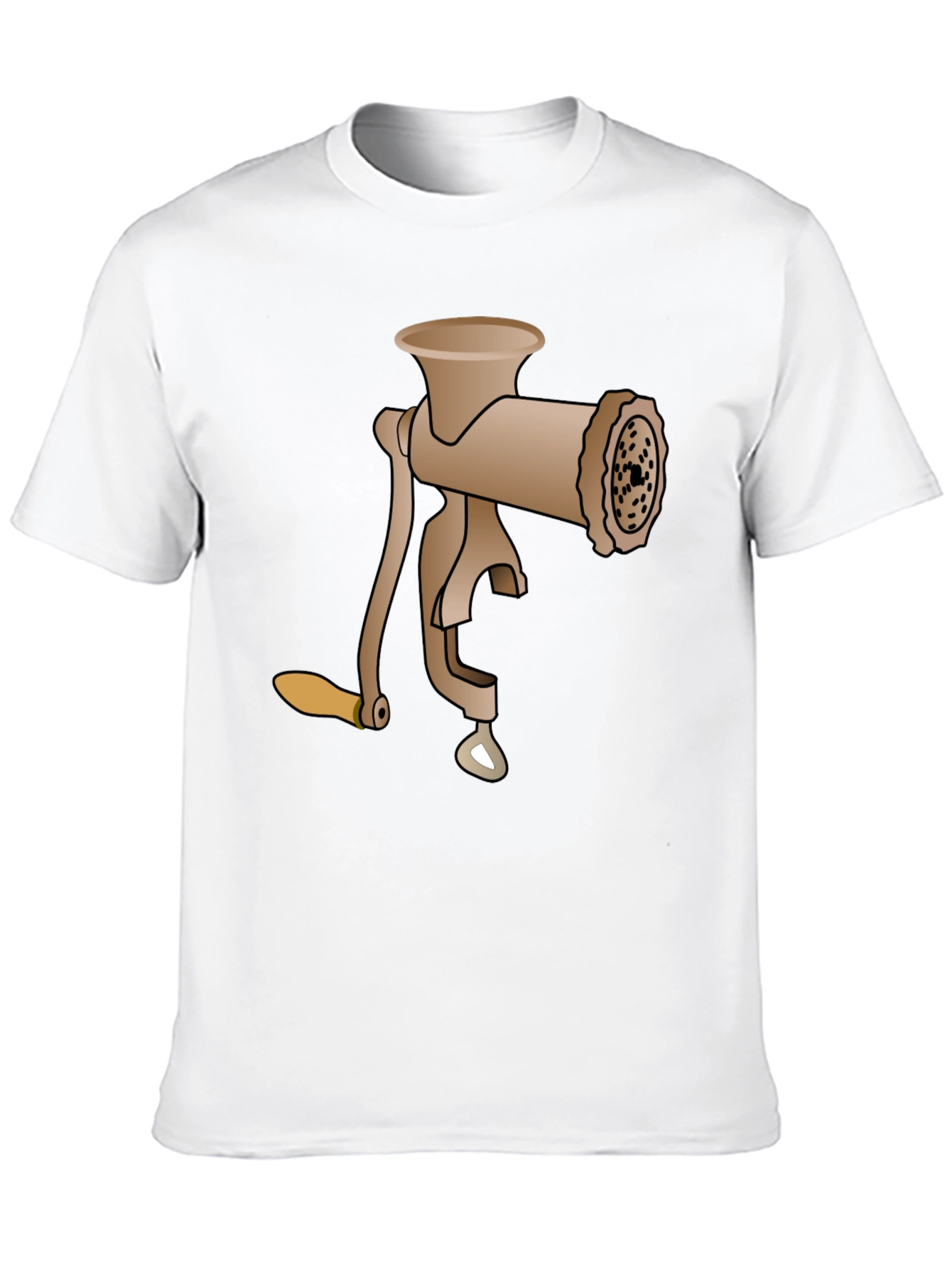 Black Meat Grinder Tee - Novelty Graphic T-Shirt view 10