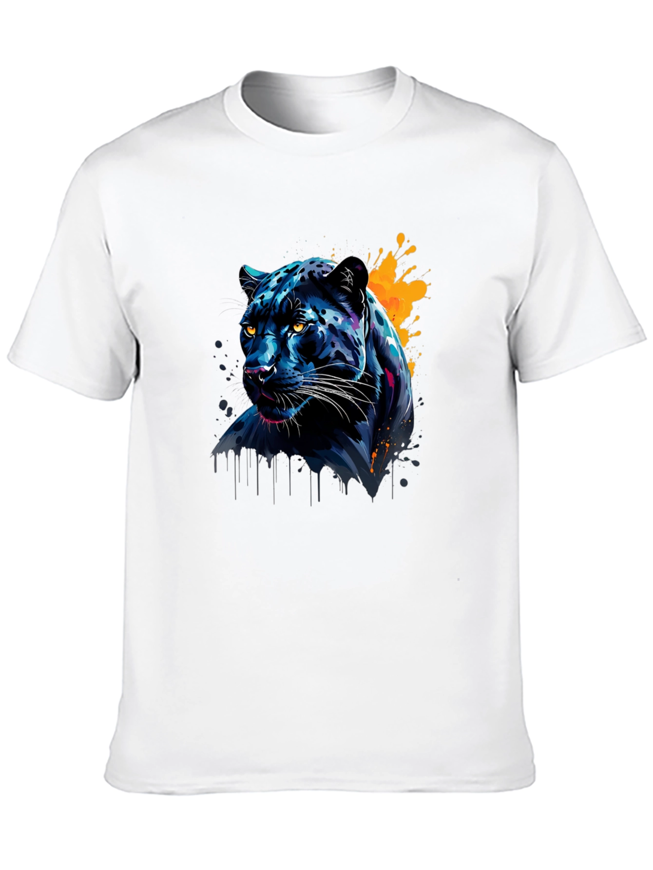 Black Bold Black Panther Graphic T-Shirt view 10