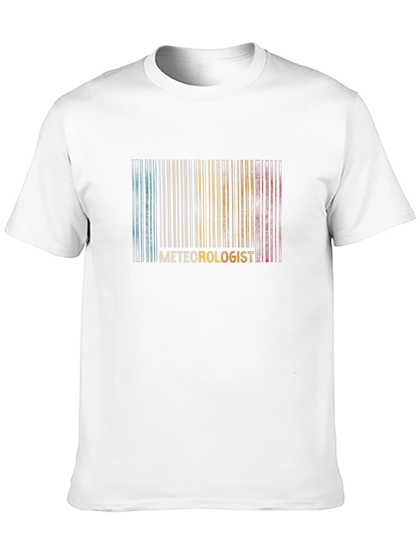 Meteorologist Retro Barcode T-Shirt - 10
