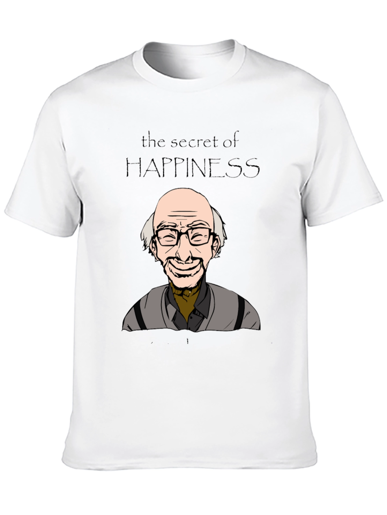 Black Secret of Happiness T-Shirt - Uncle Iroh Style view 10