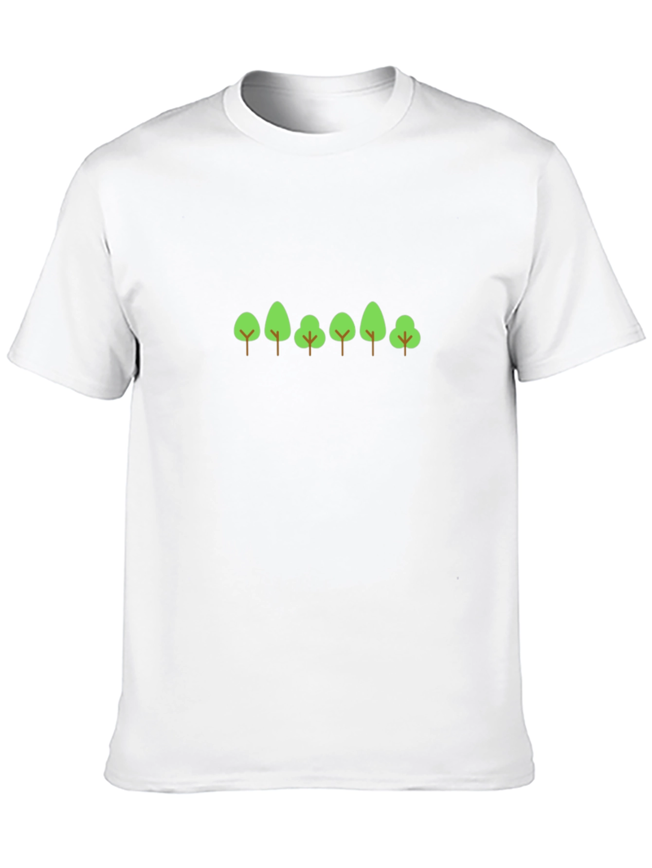 Minimalist Tree Graphic Black T-Shirt - 10