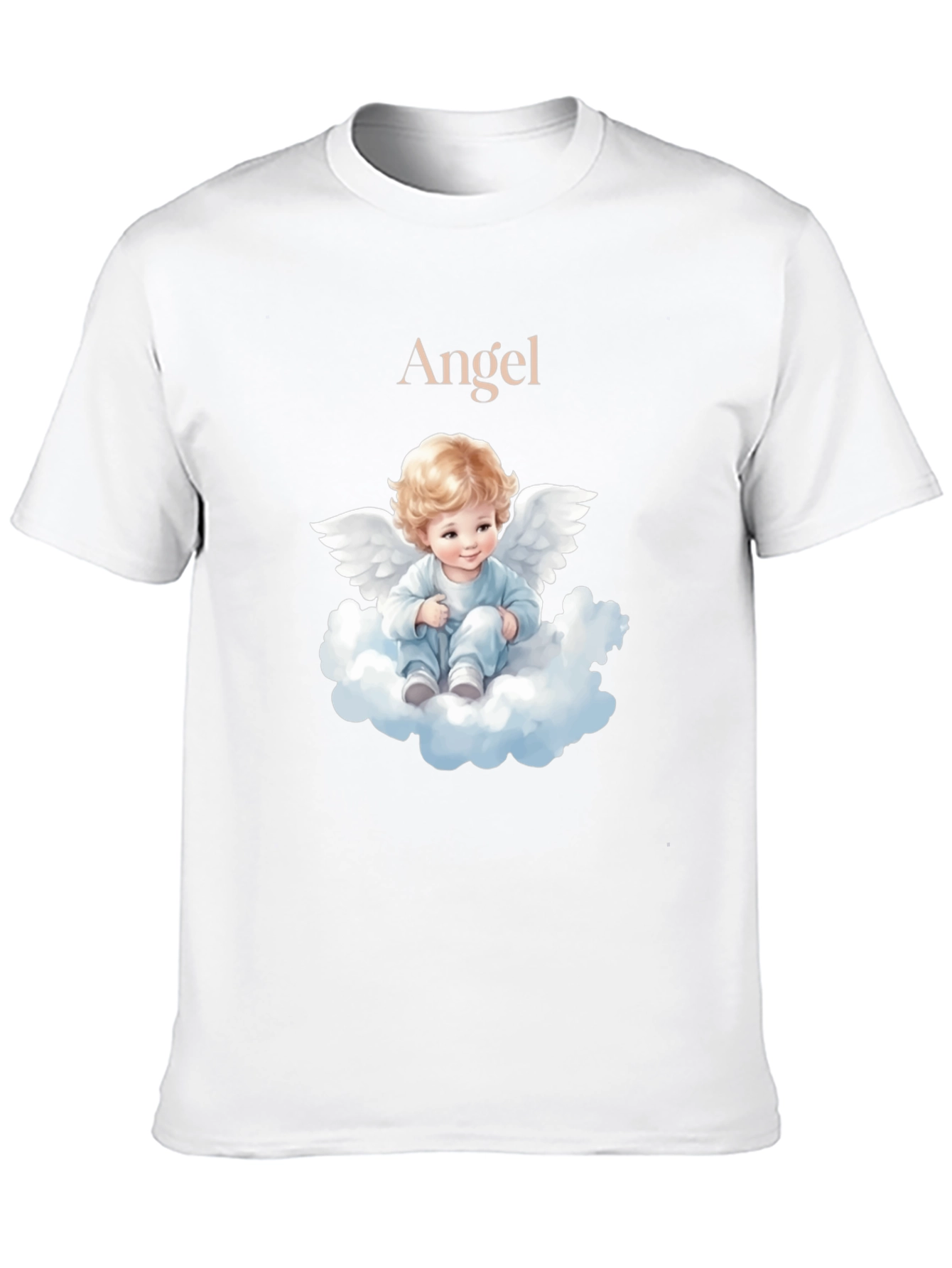 Black Angel Baby Graphic T-Shirt - Cute & Comfy Tee view 10