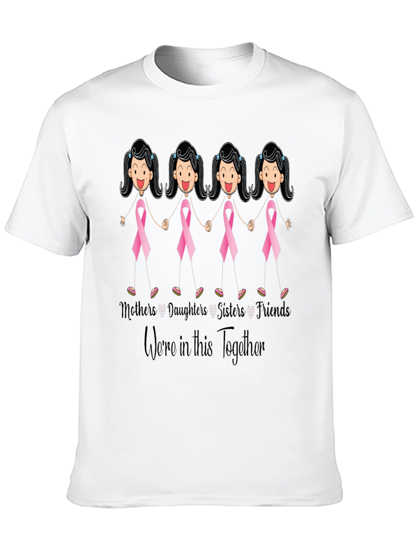 Black Mothers Daughters Sisters Friends Tee view 10