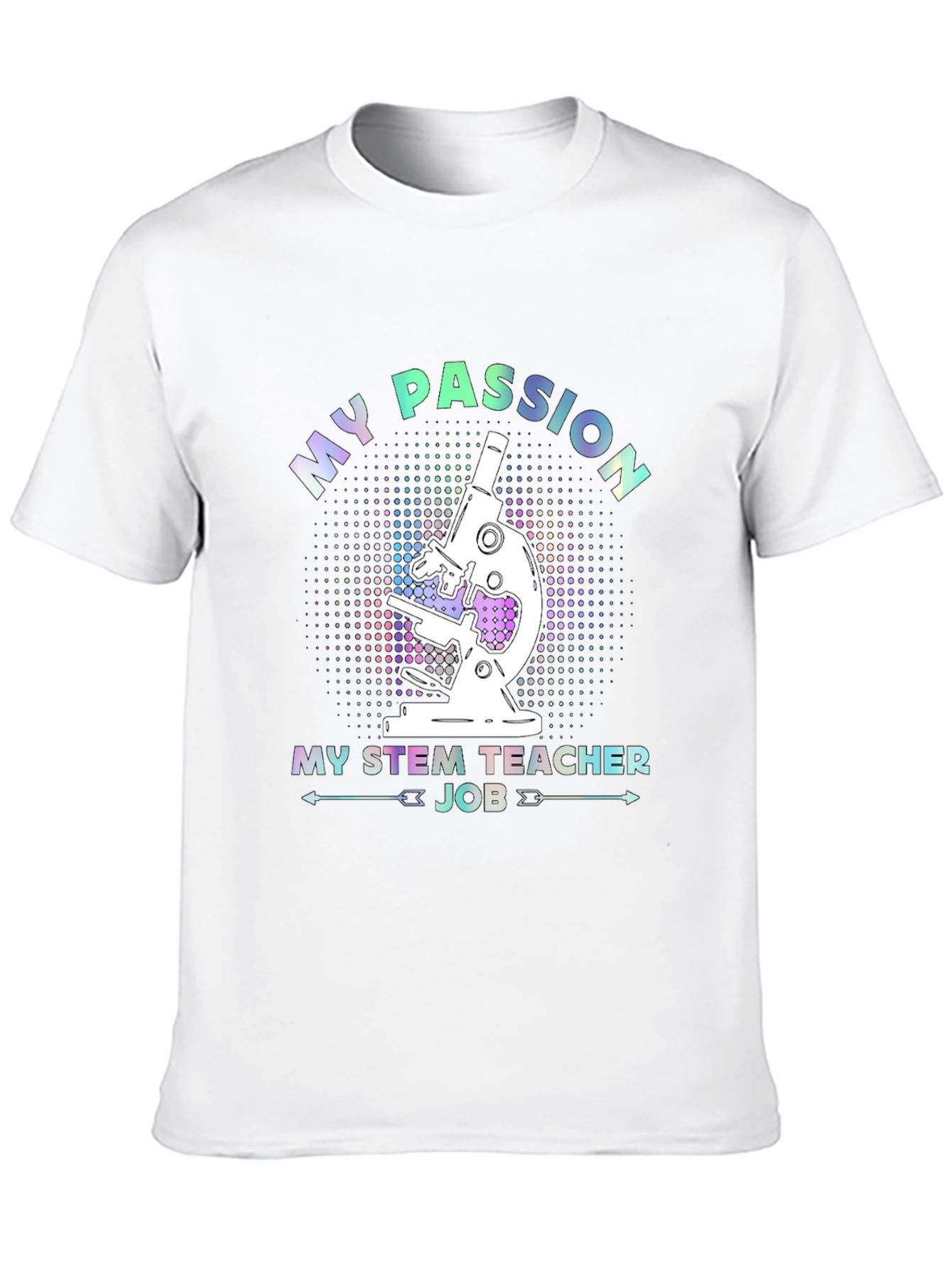 Black STEM Teacher Passion T-Shirt view 10