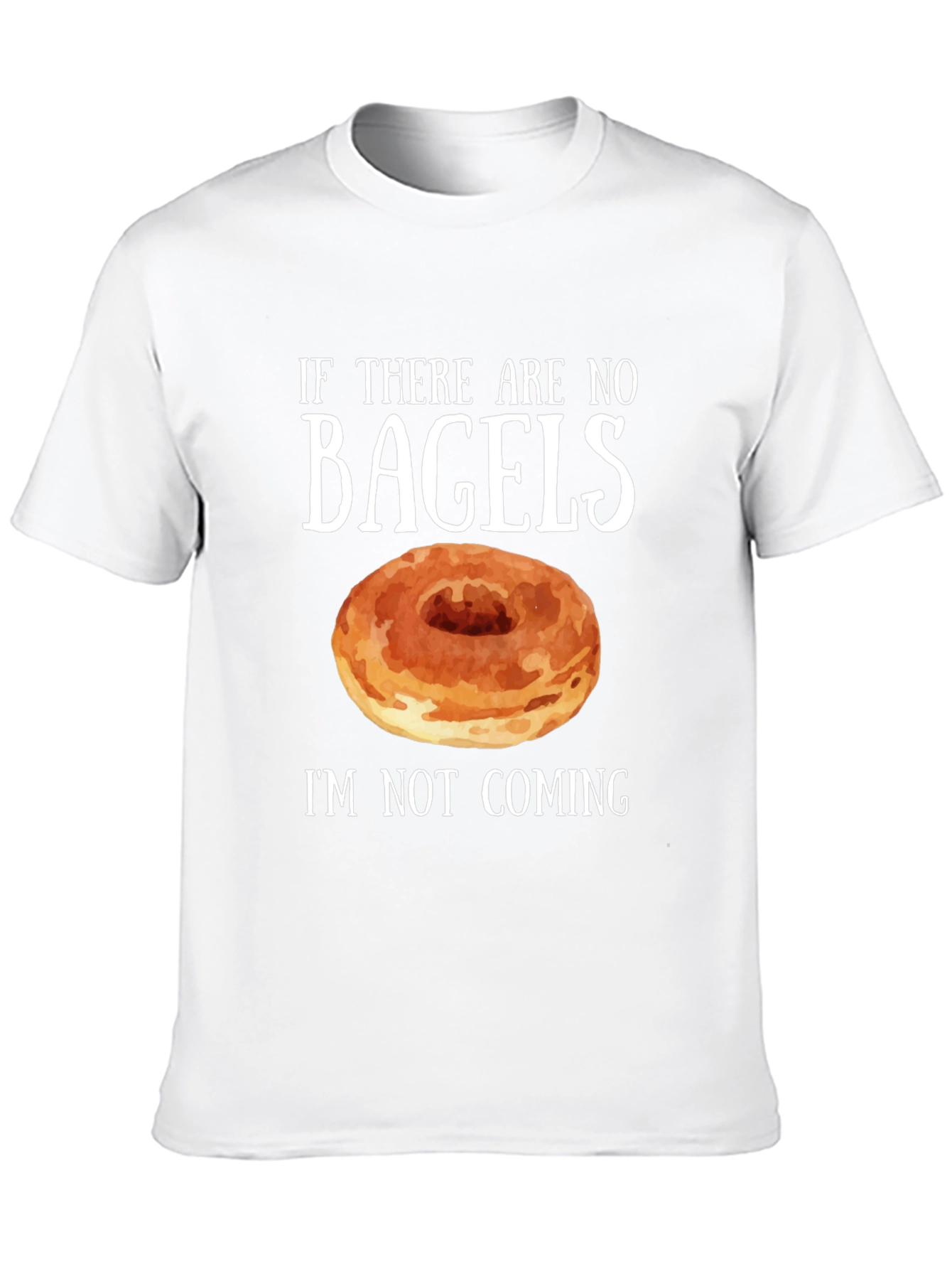 Black Funny Bagel Lover T-Shirt view 10