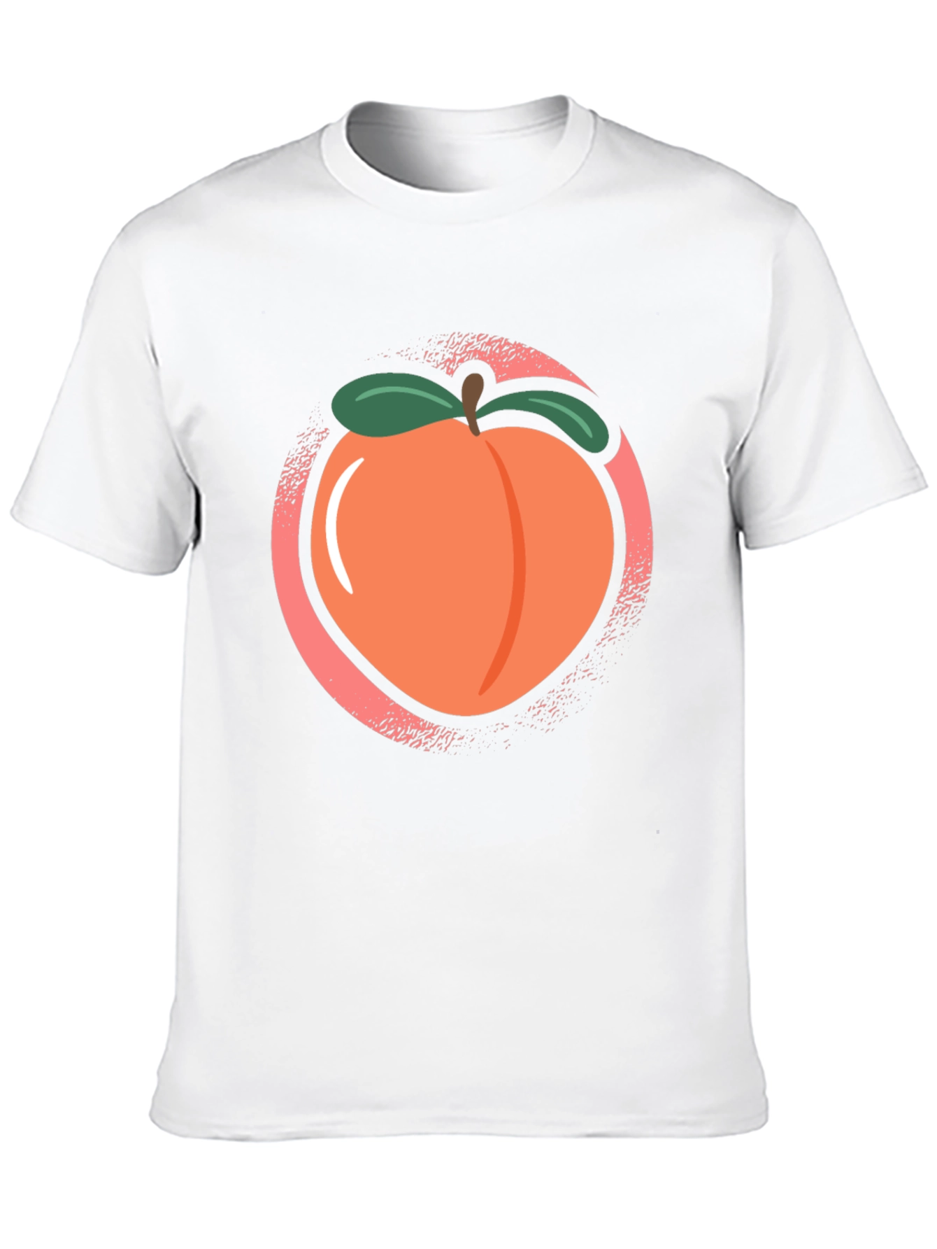 Black Peach Graphic Black Tee view 10