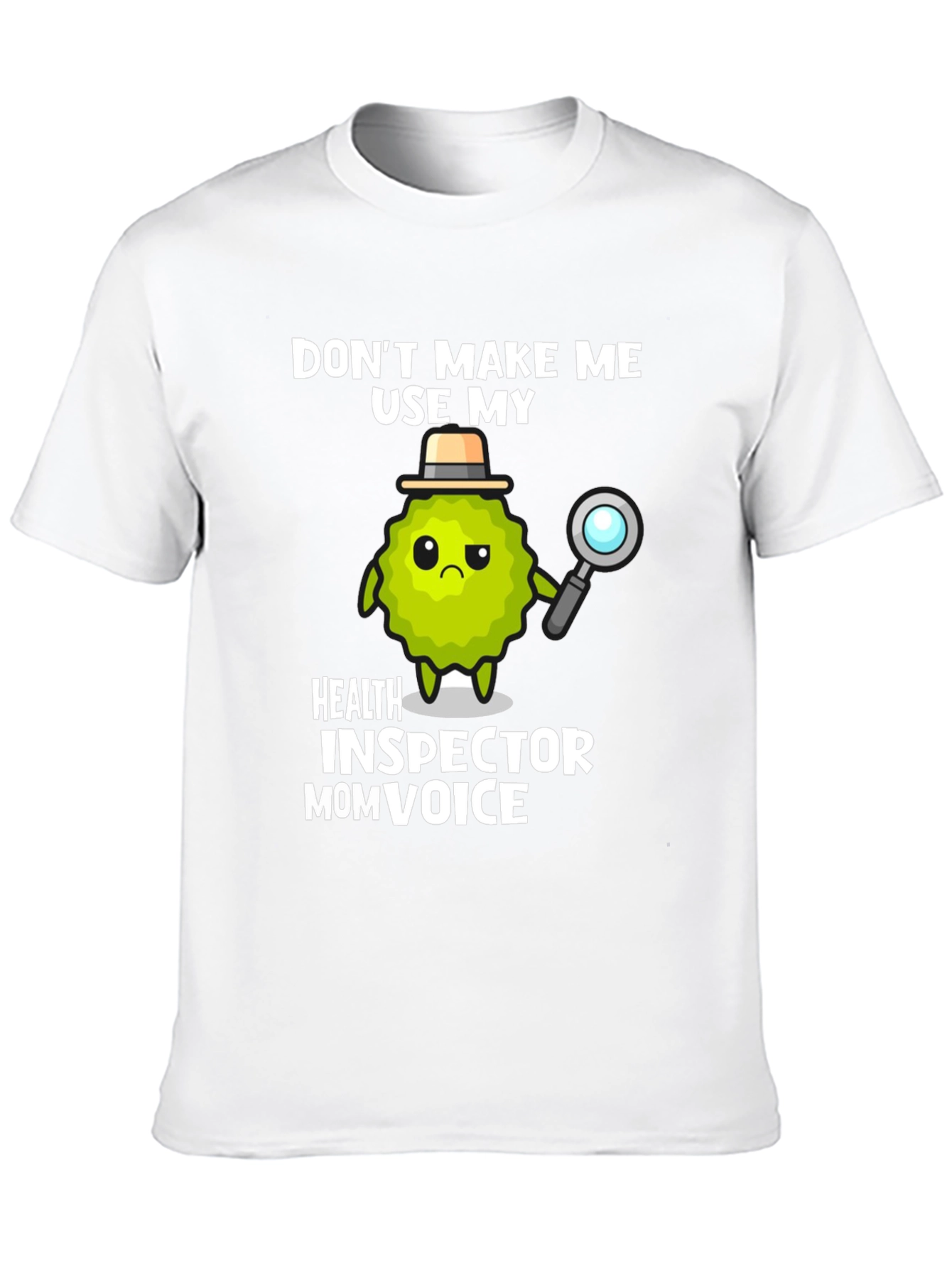 Black Health Inspector Mom Voice Graphic T-Shirt view 10