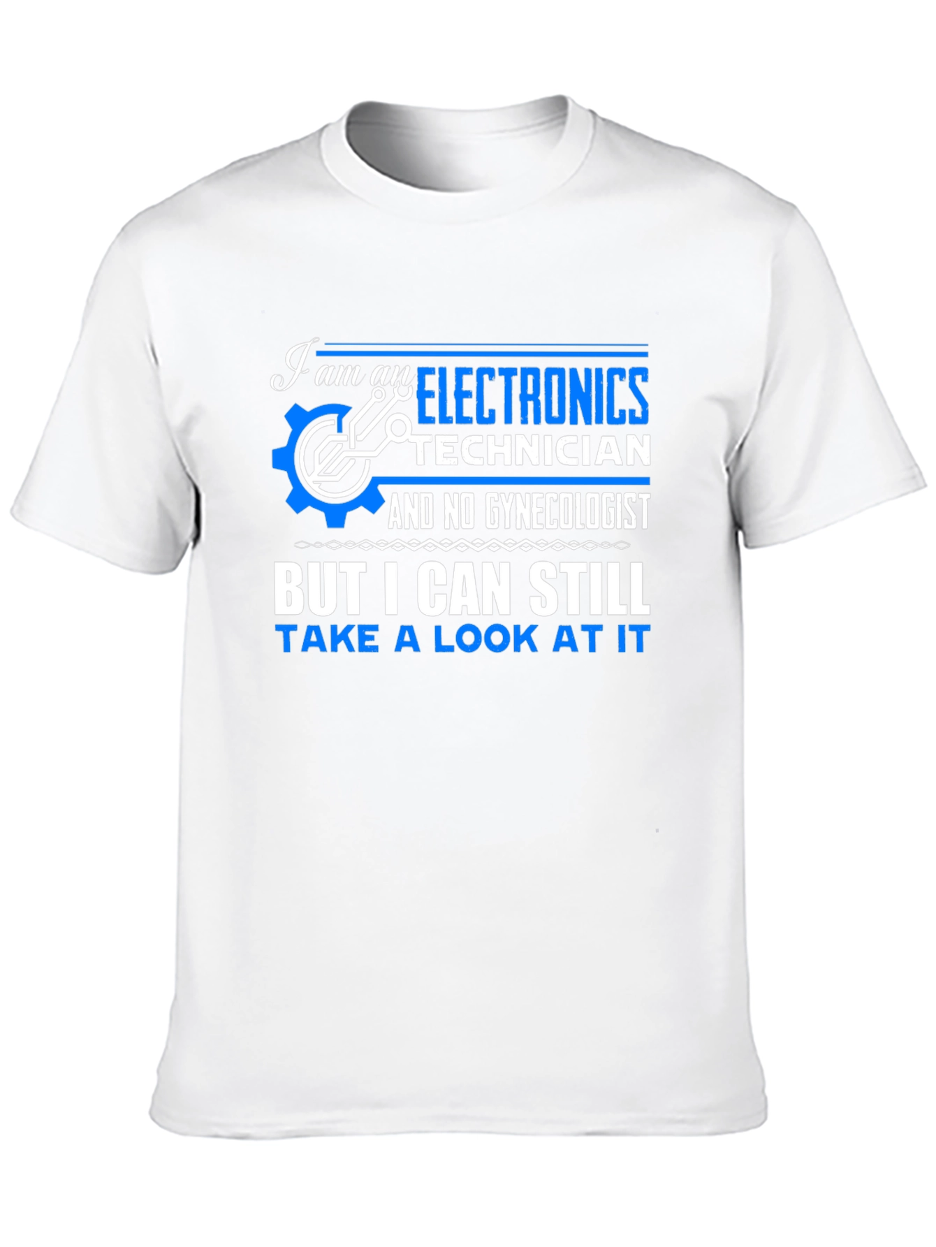 Black Electronics Technician T-Shirt view 10