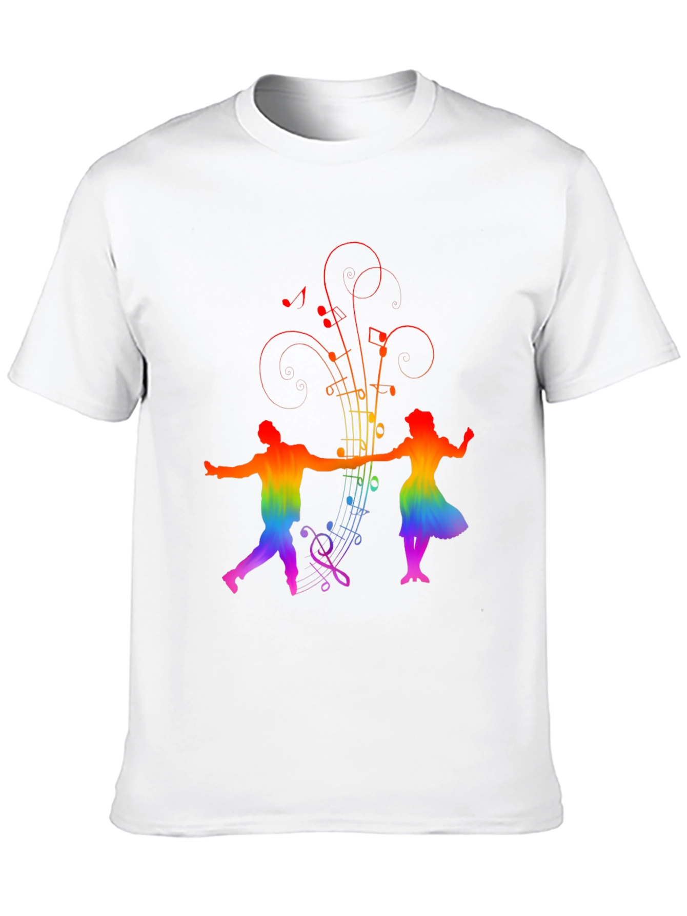 Black Rainbow Music Dancer Black Tee view 10