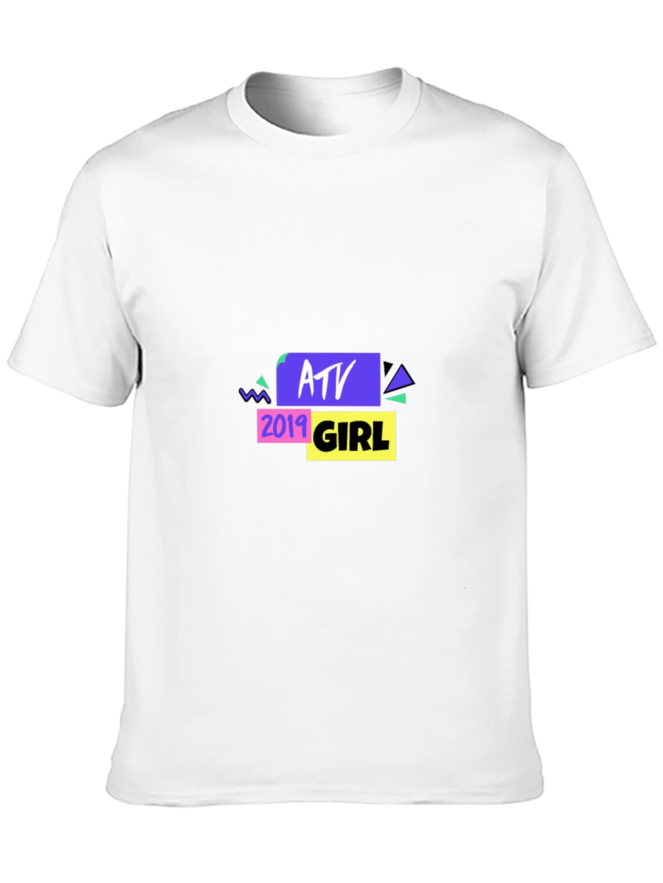 Black ATV 2019 Girl Black T-Shirt view 10