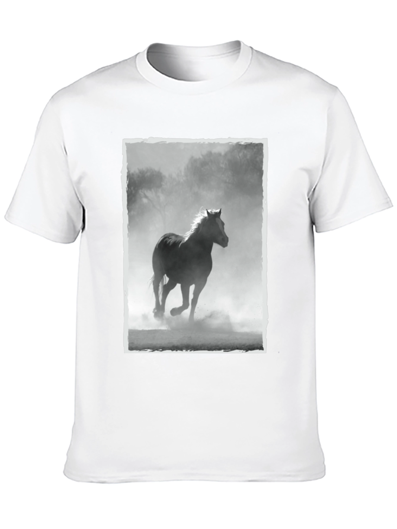 Black Black Horse T-Shirt - Equestrian Style view 10