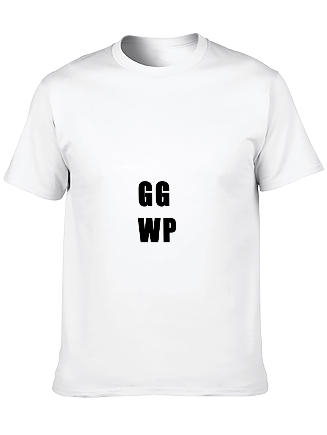 Black GG WP Black Graphic Tee - Good Game Well Played T-Shirt view 10