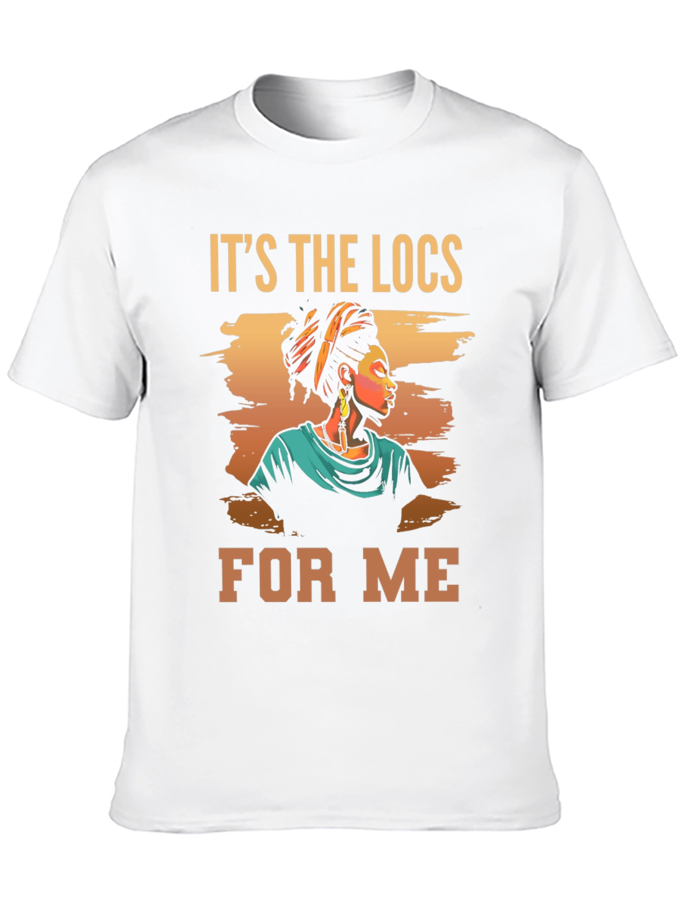 Black It's the Locs For Me Graphic Tee view 10